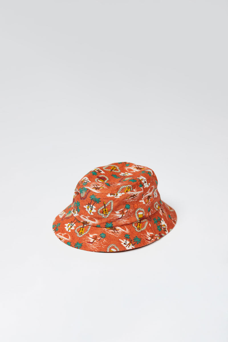 Lite Year Hawaiian Bucket Hat - Summer Beach Sun Protection Hat for Men & Women | Tropical Floral Print, Lightweight & Breathable | Perfect for Beach Vacations, Pool Parties, and Outdoor Adventures