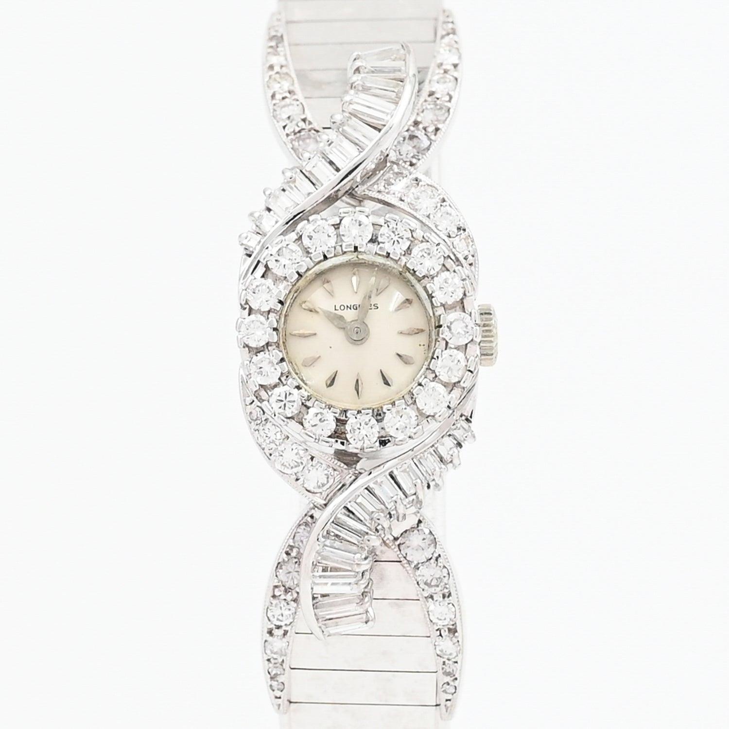 Longines Ladies Cocktail Watch - Elegant Diamond Accent Stainless Steel Dress Watch for Women | Perfect for Evening Parties, Weddings & Formal Events