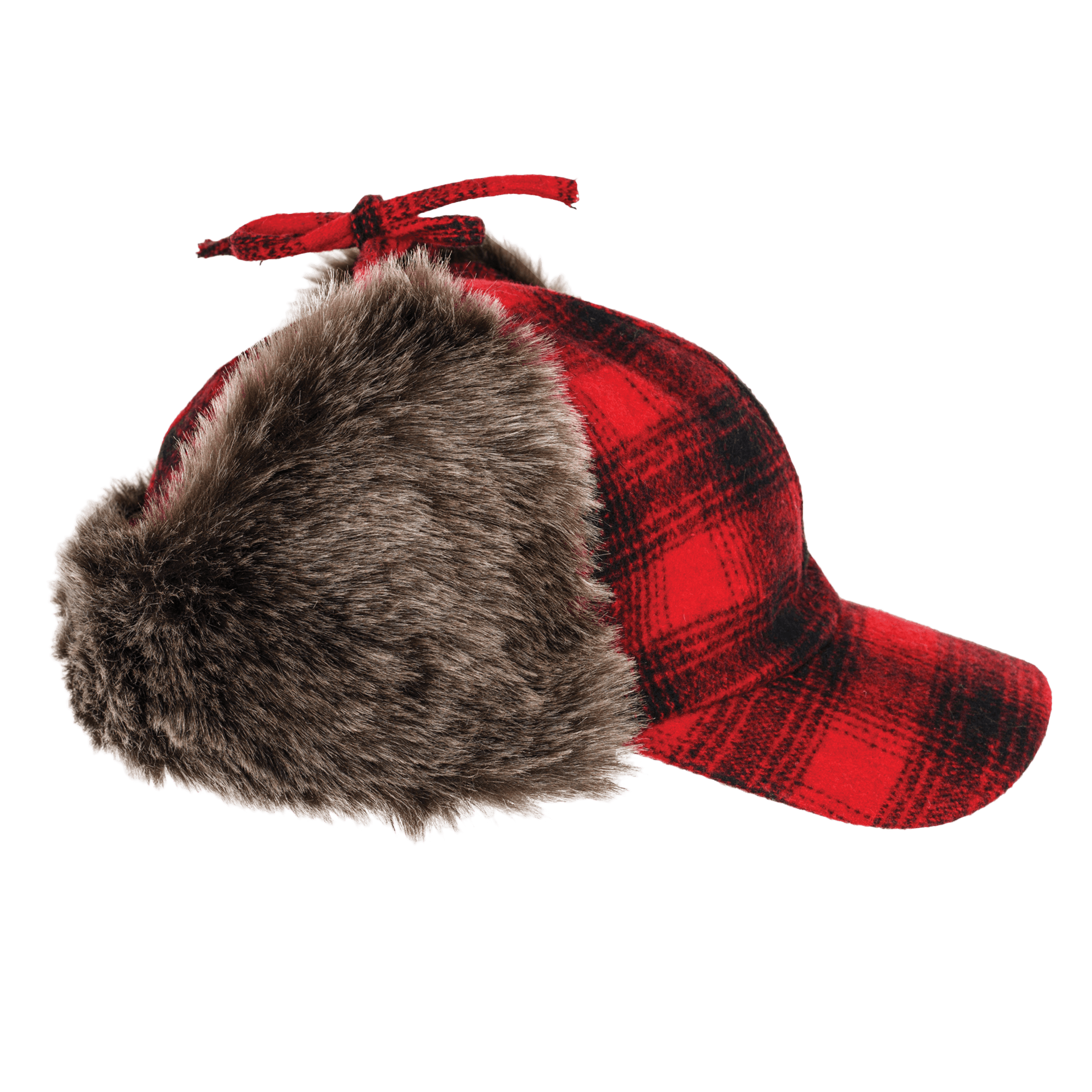 Tough Duck Plaid Fudd Hunting Hat for Men - Warm Winter Camo Cap with Ear Flaps - Perfect for Hunting, Fishing & Outdoor Adventures