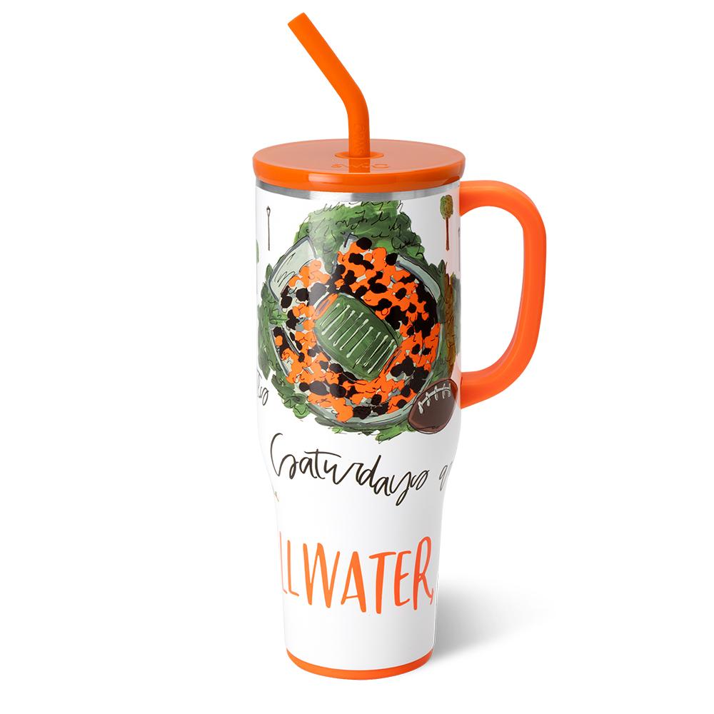 40oz Saturdays in Stillwater Mega Mug - Large Insulated Tumbler for Coffee, Tea & Cold Drinks - Perfect for Home, Office & Outdoor Adventures