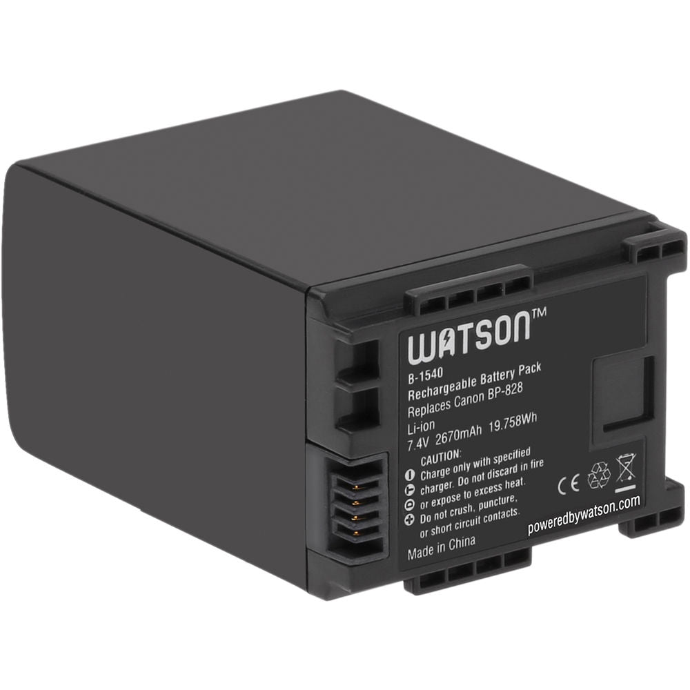Canon BP-828 Lithium-Ion Battery Pack for Canon Cameras - High Capacity Replacement Battery for Travel & Photography