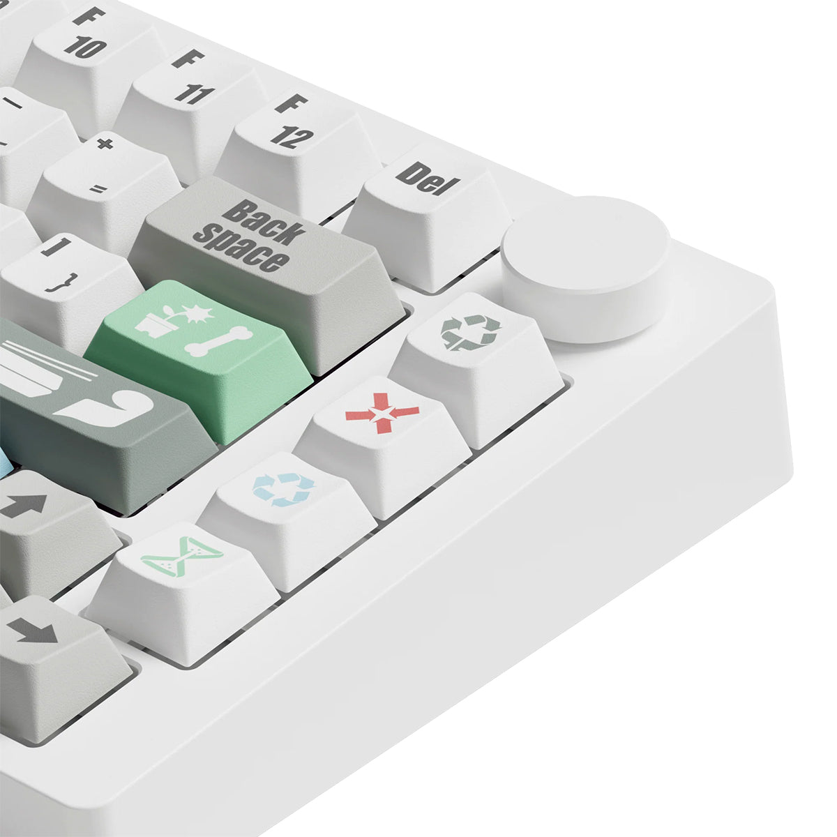 Akko Monsgeek M1 V5 VIA 75% Wireless Aluminum Mechanical Keyboard with Waste Sorting Botany Switch | Compact Gaming & Office Keyboard for Typing, Programming & PC Gaming