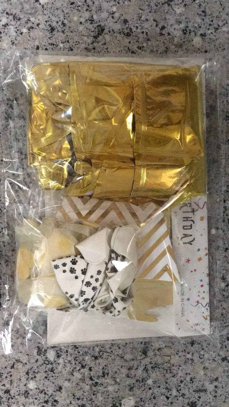Cat Birthday Party Supplies - Meow Letter Balloons, Cat Paw Print Balloons & Happy Birthday Banner for Pet Celebration | Perfect for Kitty Themed Birthday Decorations, Adoption Parties & Cat Lover Events