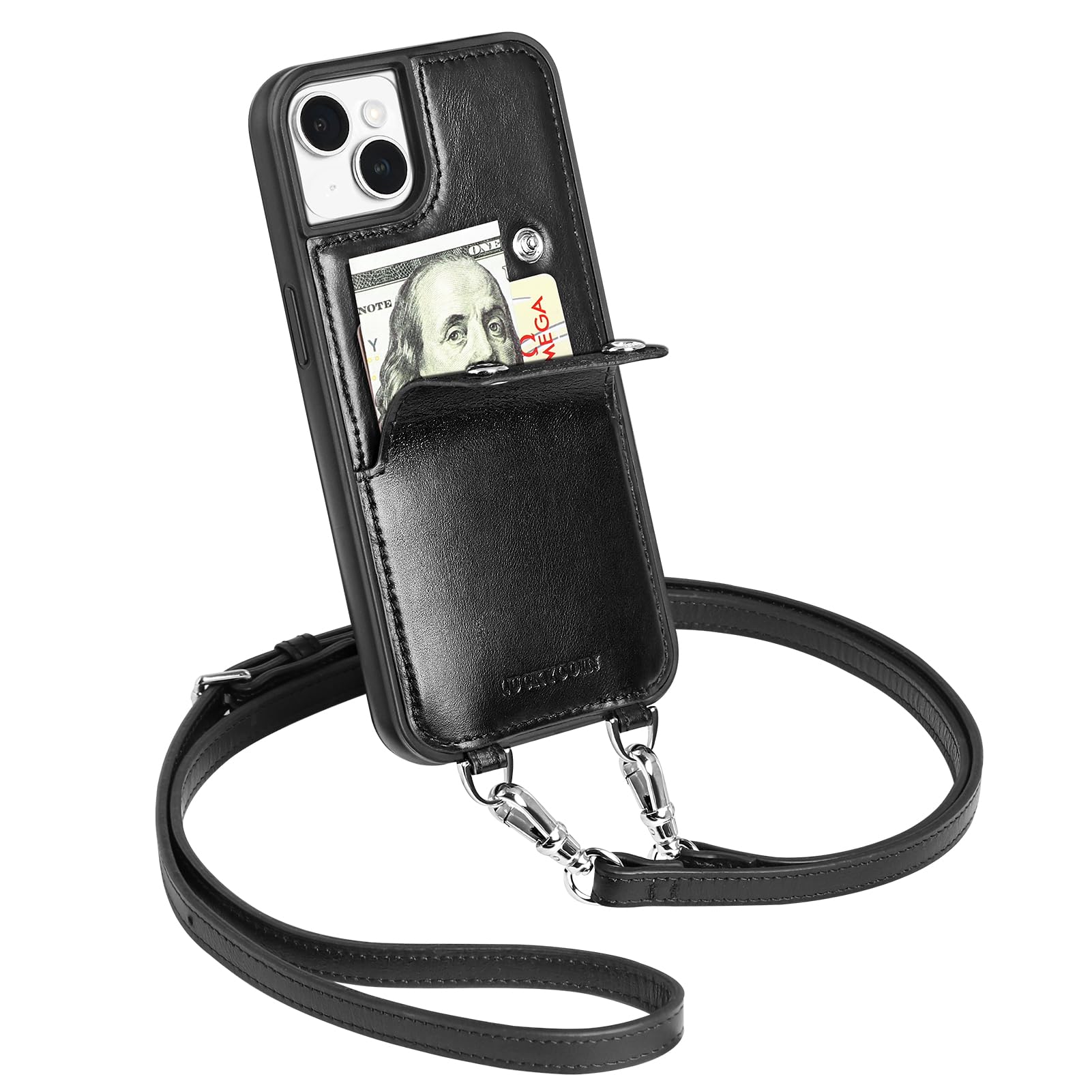 Premium Leather Wallet Phone Case for iPhone 14 Plus (6.7