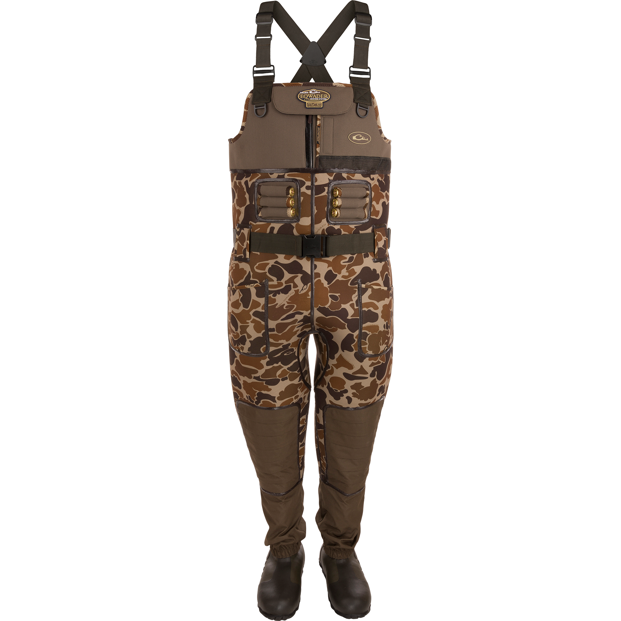 Buckshot Eqwader 1600 Neoprene Chest Wader 3.0mm - Waterproof Fishing Waders for Men & Women - Ideal for Fly Fishing, Hunting, and Outdoor Adventures