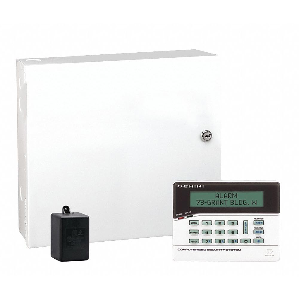 NAPCO GEM-P1632 Wireless Alarm System Kit - Home & Business Security Solution for Intrusion Detection | Easy DIY Installation | Ideal for Houses, Offices & Retail Stores