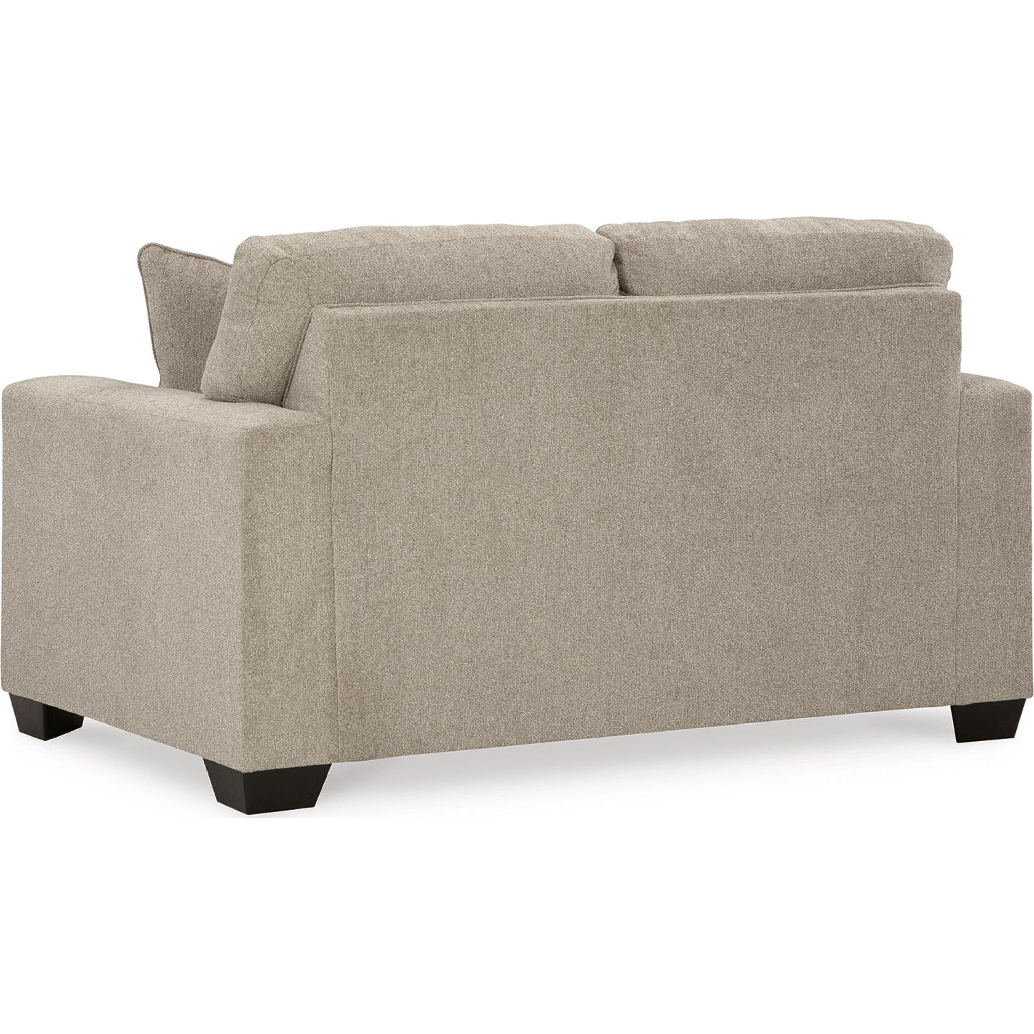 Deltona Loveseat Sofa - Modern 2-Seater Couch for Living Room, Small Space & Apartment - Comfortable Upholstered Fabric Furniture for Relaxing, Reading & Entertaining Guests