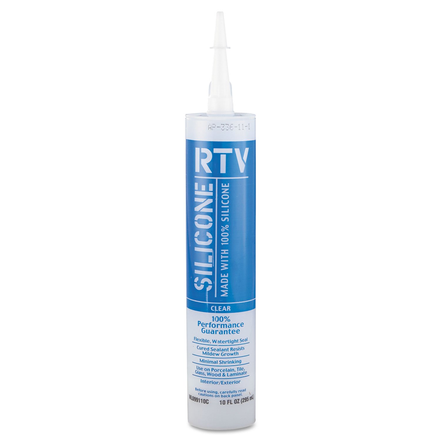 10 Oz Clear Contractor Grade Silicone Sealant - Waterproof, Durable Adhesive for Bathrooms, Kitchens, Windows & DIY Home Repairs