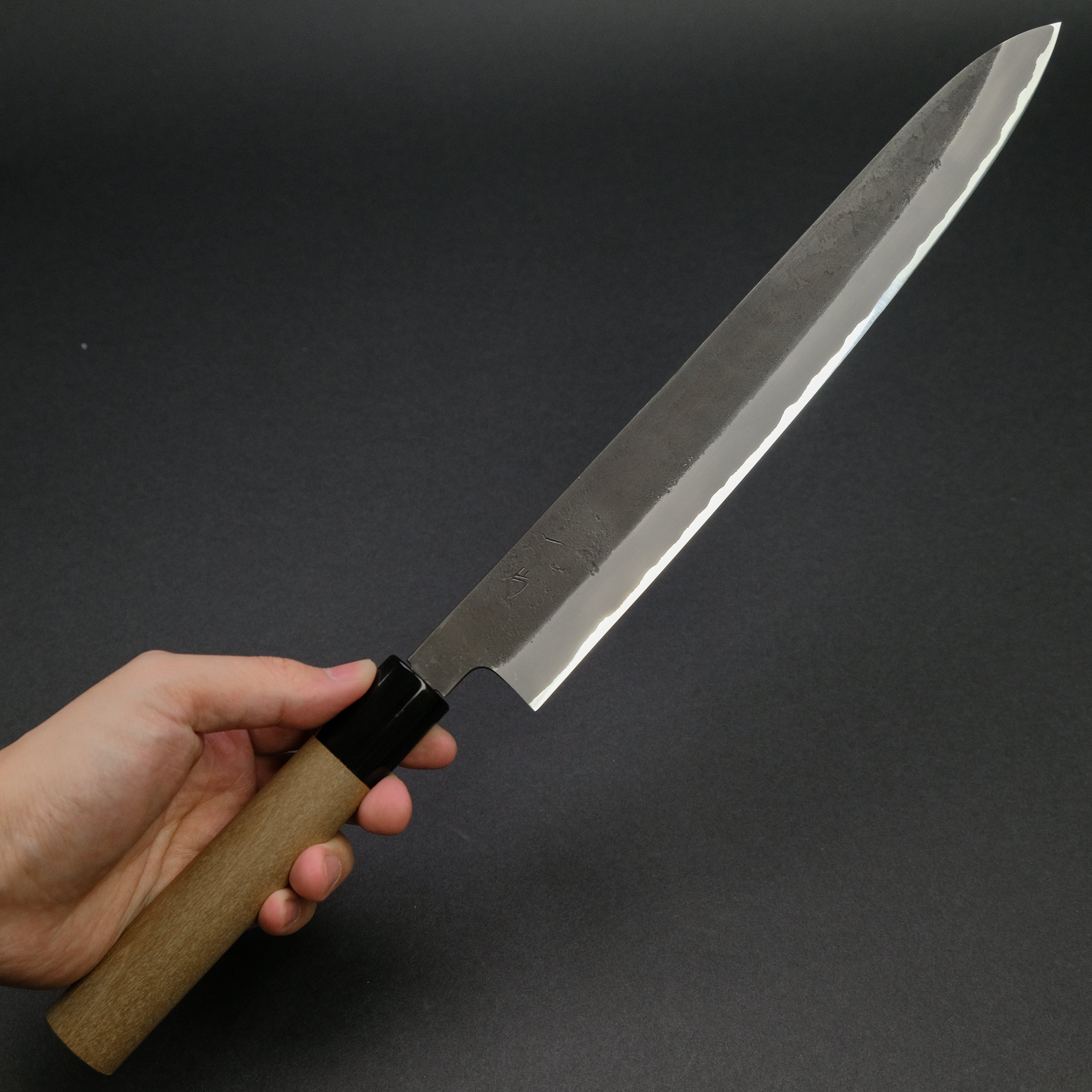 Hitohira Hinode Nashiji White #2 Stainless Clad Sujihiki 270mm Japanese Slicing Knife - Ho Wood Handle for Sushi, Sashimi & Meat Carving - Professional Chef & Home Kitchen Use