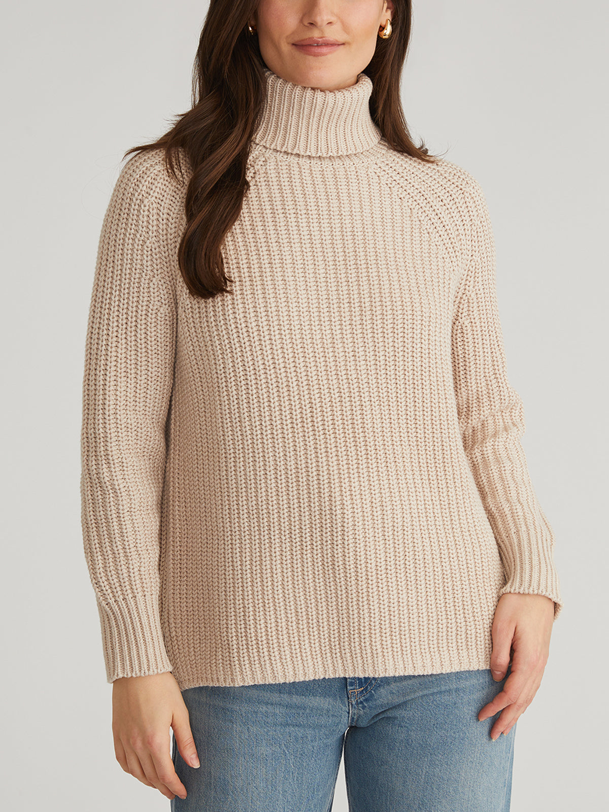 Stella Shaker Stitch Turtleneck Sweater for Women - Cozy Winter Knit Pullover - Perfect for Office, Date Night & Holiday Outfits
