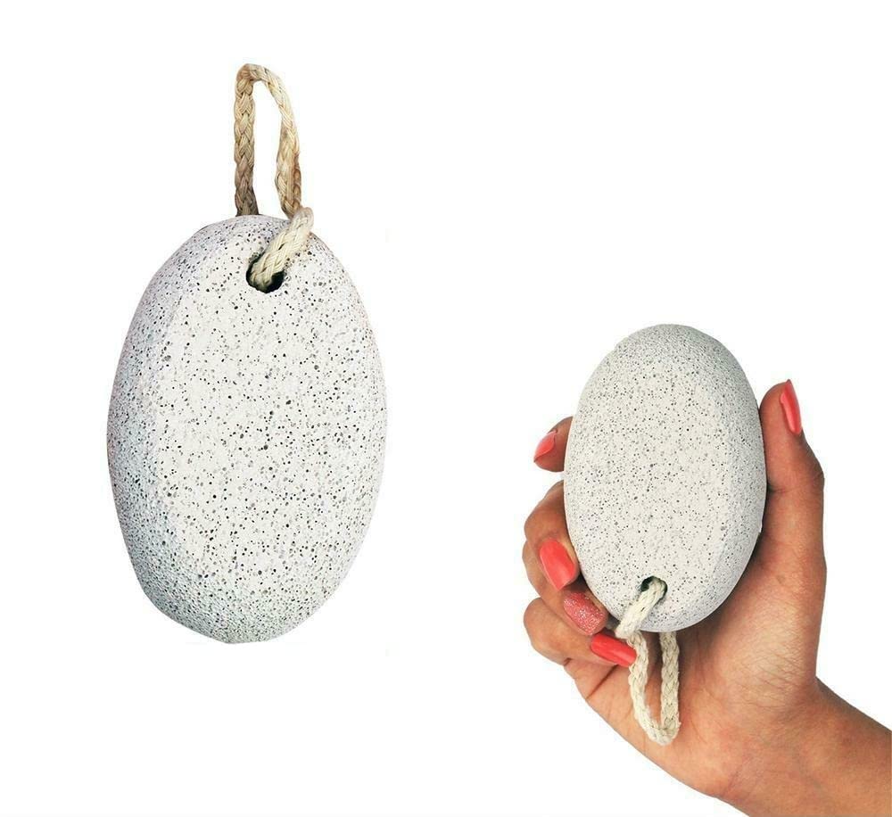Prime Natural Pumice Stone for Feet - Exfoliating Pedicure Tool to Remove Dead Skin on Heels, Elbows & Hands - Pack of 1 - Perfect for At-Home Spa, Pedicures & Dry Skin Care