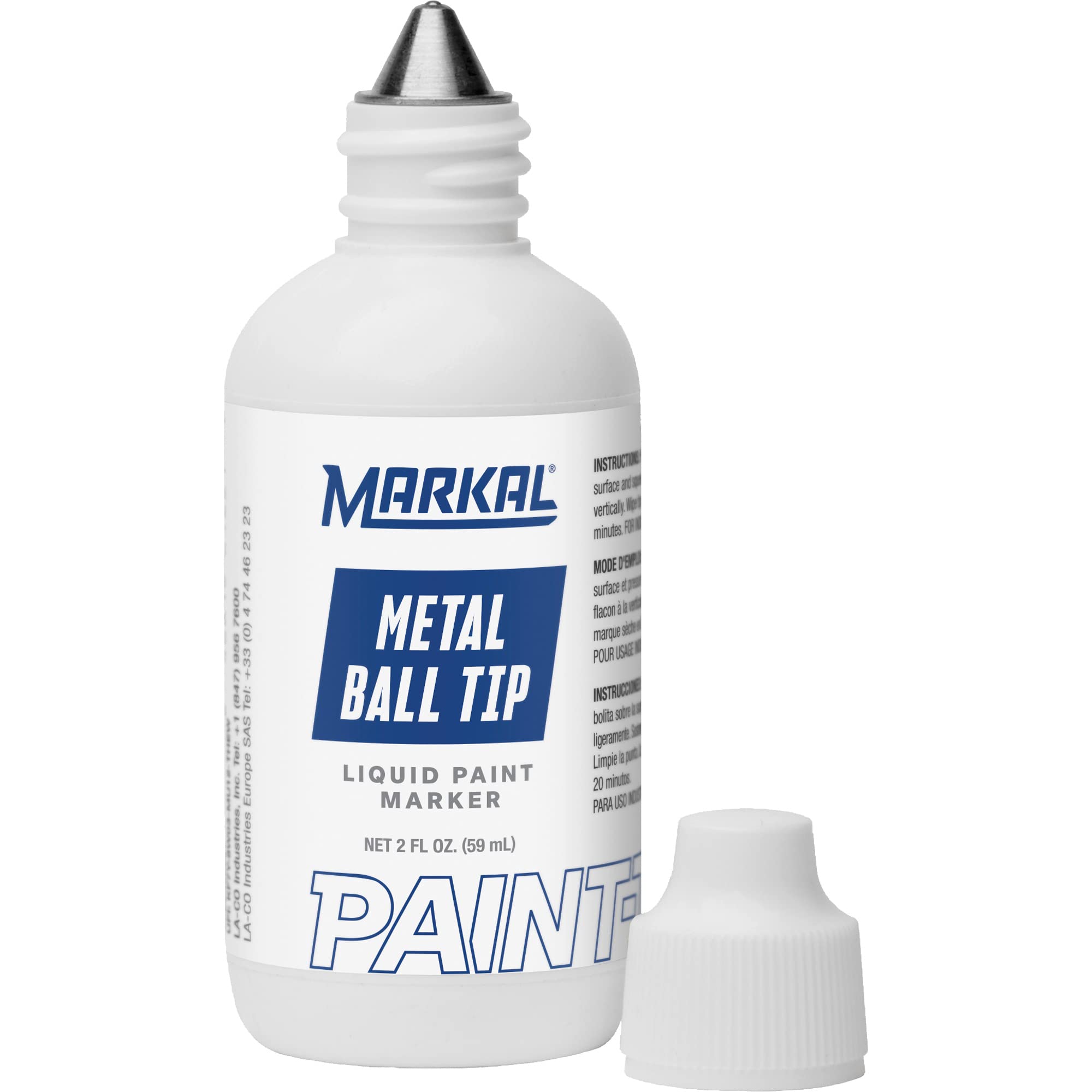 Ball Paint Marker® - Premium Blue Paint Marker Pen for DIY, Crafts, Graffiti & Signage - Ideal for Artists, Designers & DIY Enthusiasts