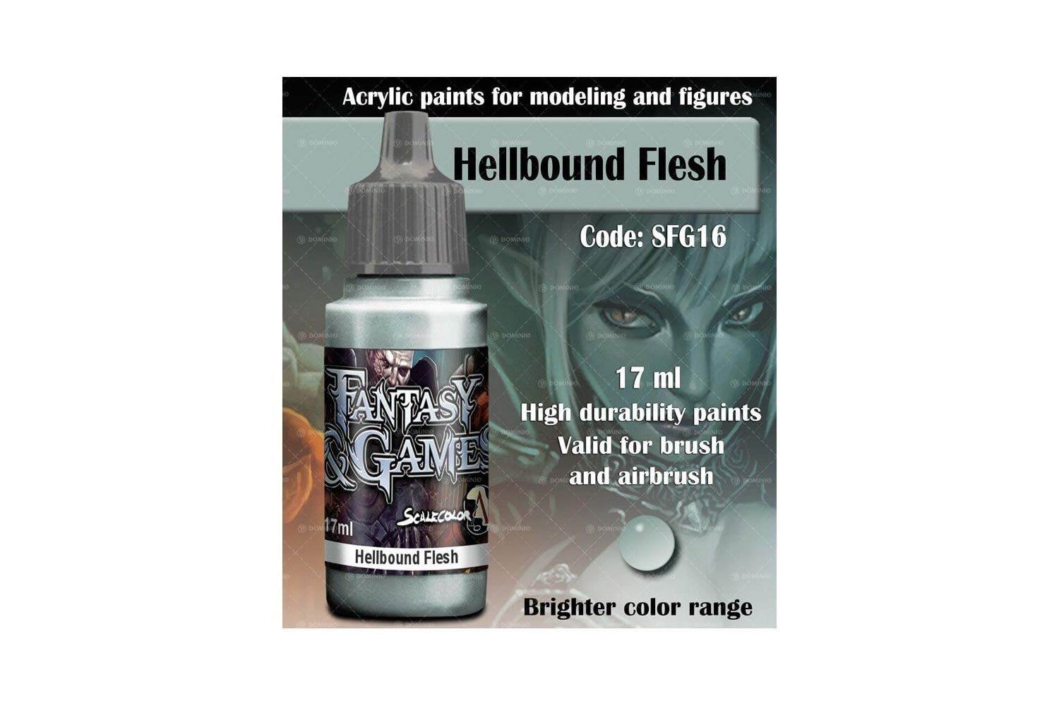 Hellbound Flesh 17ml Miniature Paint - Premium Acrylic Paint Set for Tabletop RPG, Warhammer & D&D Miniatures - Perfect for Fantasy Gaming, Model Painting & Collectors
