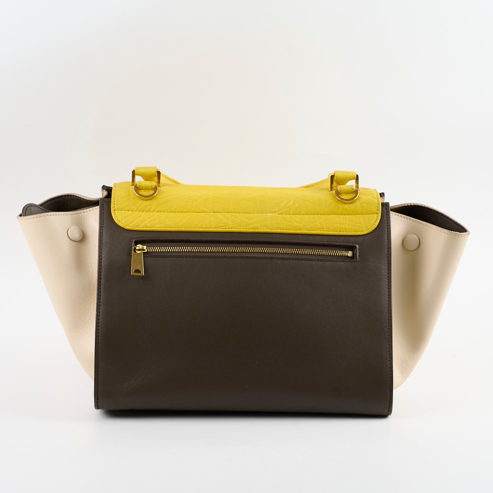 Celine Trapeze Medium Multicolor Leather Handbag for Women - Fashionable Shoulder Bag for Work, Travel & Everyday Use