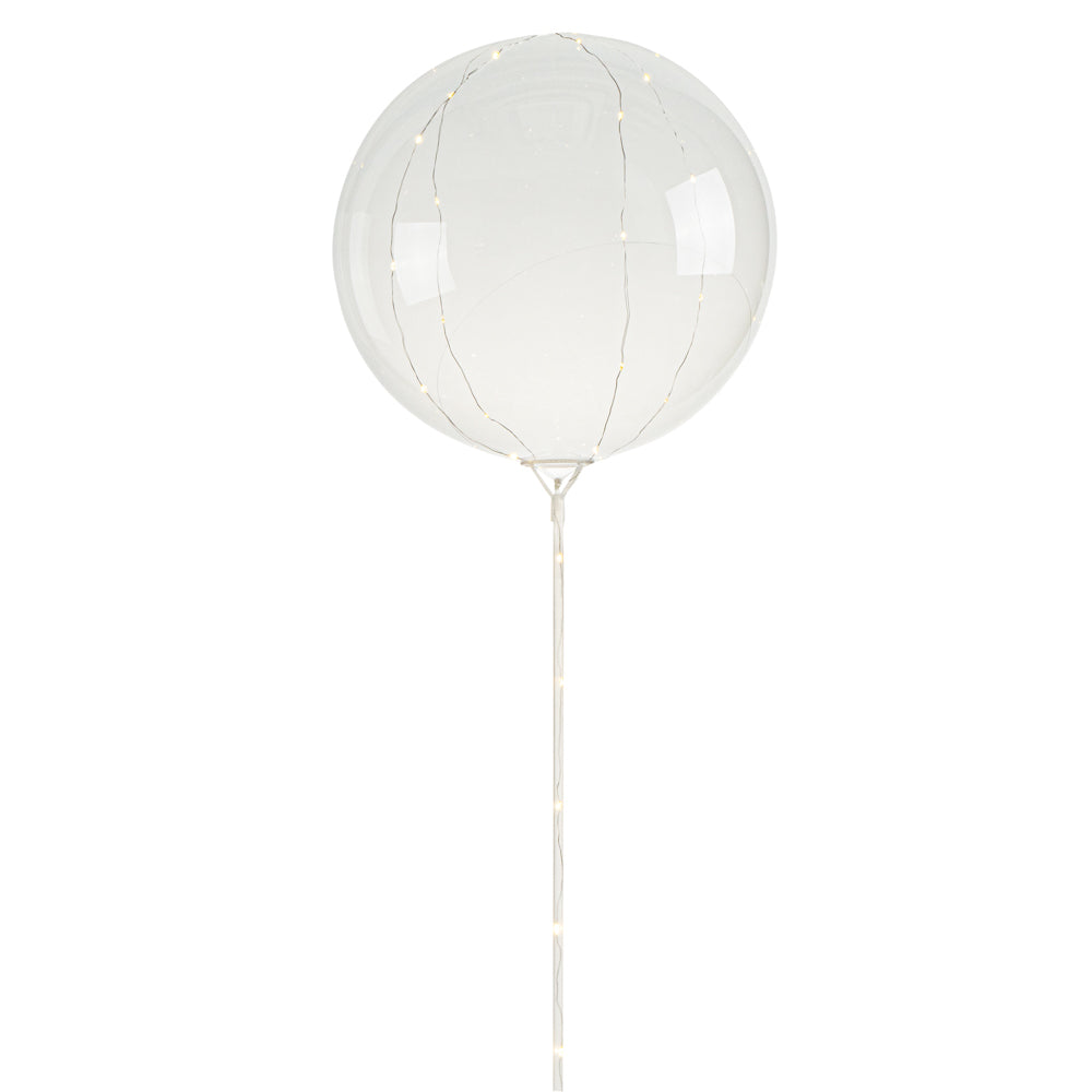 Balloonify Gold LED Bobo Balloon with String Light - 24 Inch, 10-Pack for Birthday Parties, Weddings & Home Decor