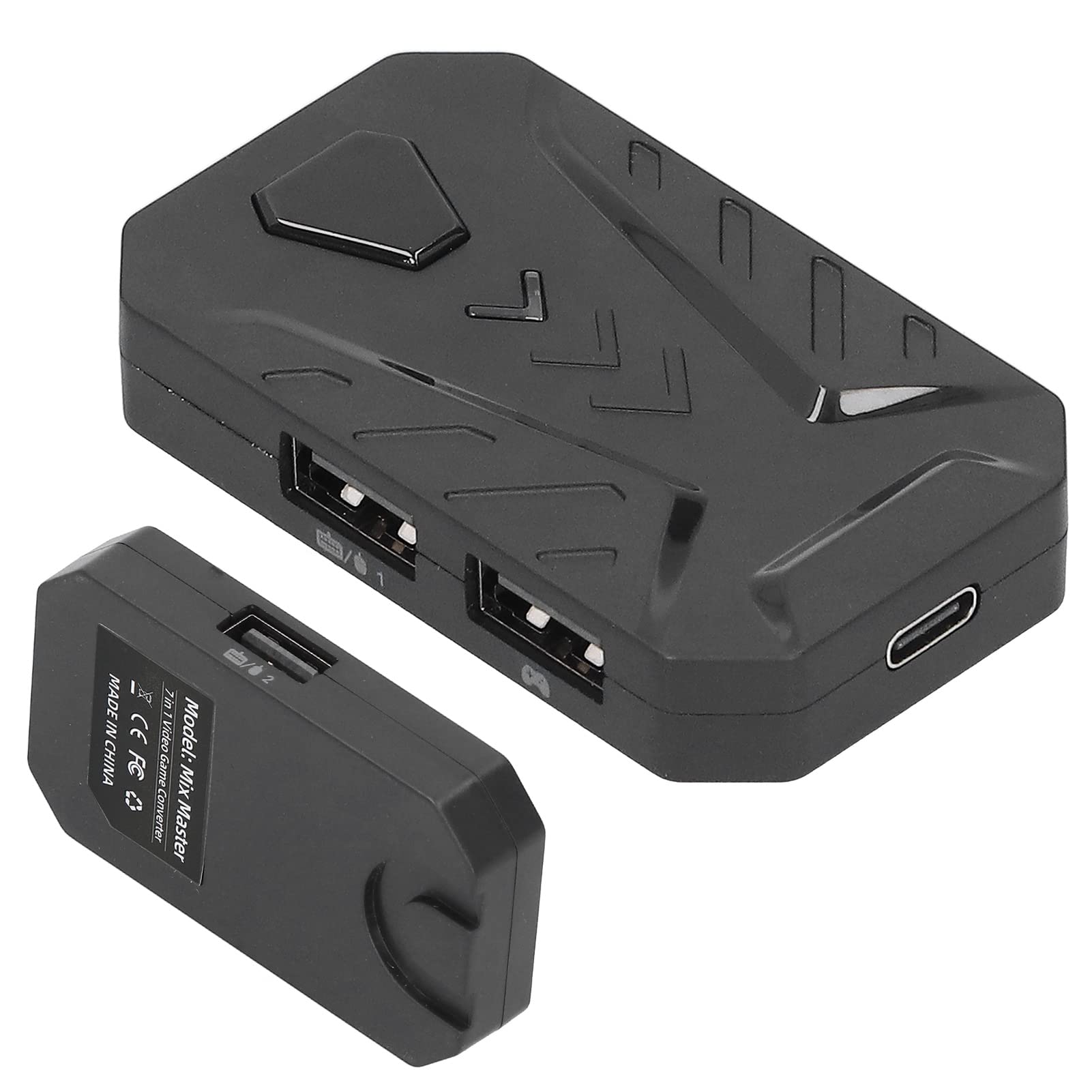 ASHATA Programmable Wired Keyboard and Mouse Converter Adapter for Nintendo Switch, PS5, PS3, PC - Gaming Controller Adapter for FPS, RPG & Competitive Gaming