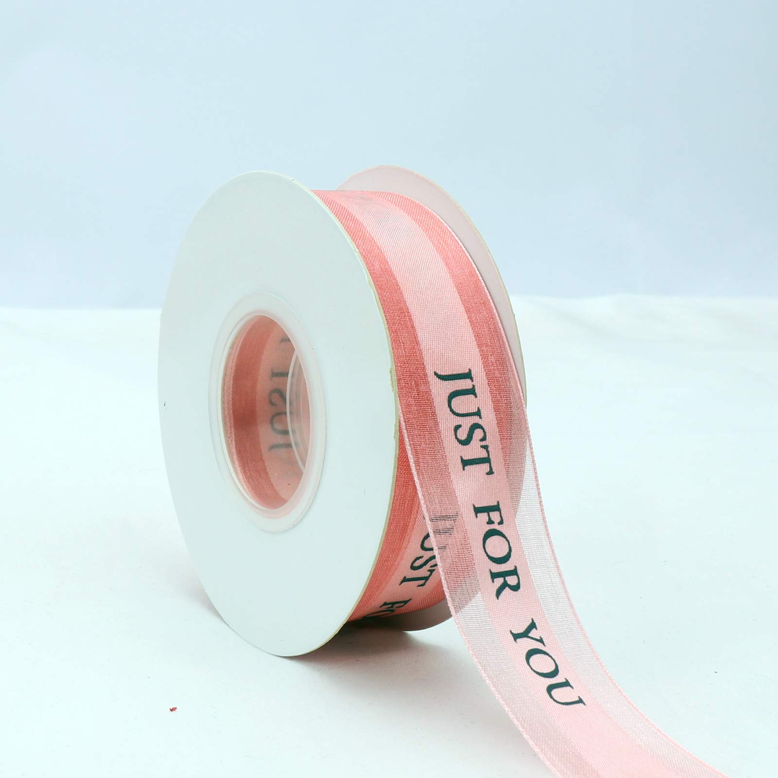 1 Inch Pink Chiffon Easter Ribbon - 22 Yards Gift Wrapping Ribbon for Holidays, Weddings, DIY Crafts, Balloons & Floral Decorations - Perfect for Easter Baskets, Party Favors, and Home Decor