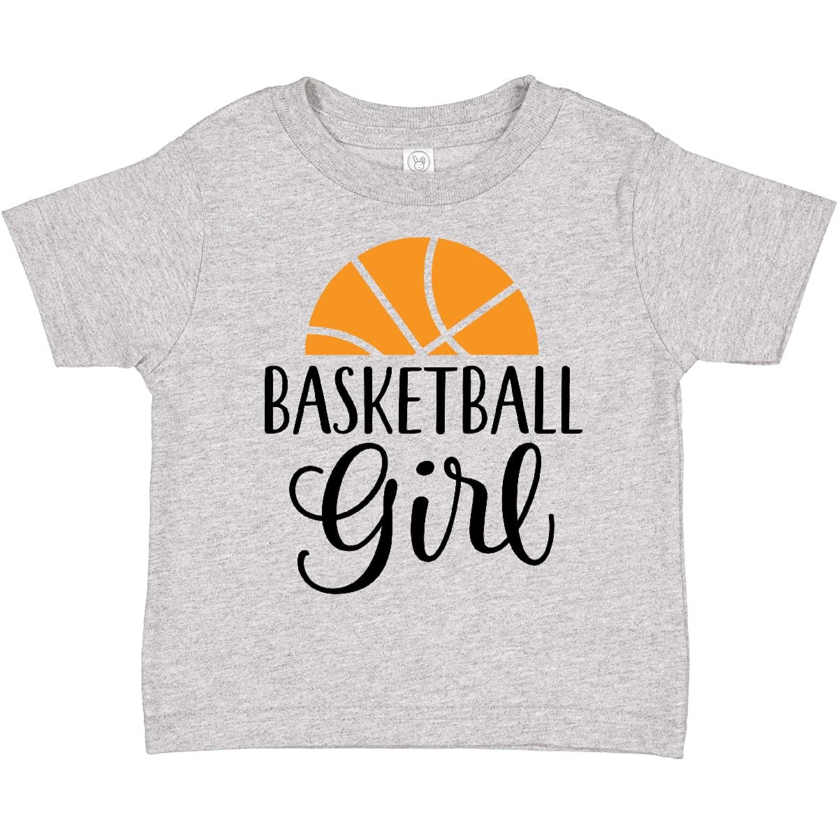 Inktastic Basketball Girl Sports Toddler T-Shirt - Cute Basketball Design for Toddler Girls - Perfect for Playtime, Sports Events & Casual Wear