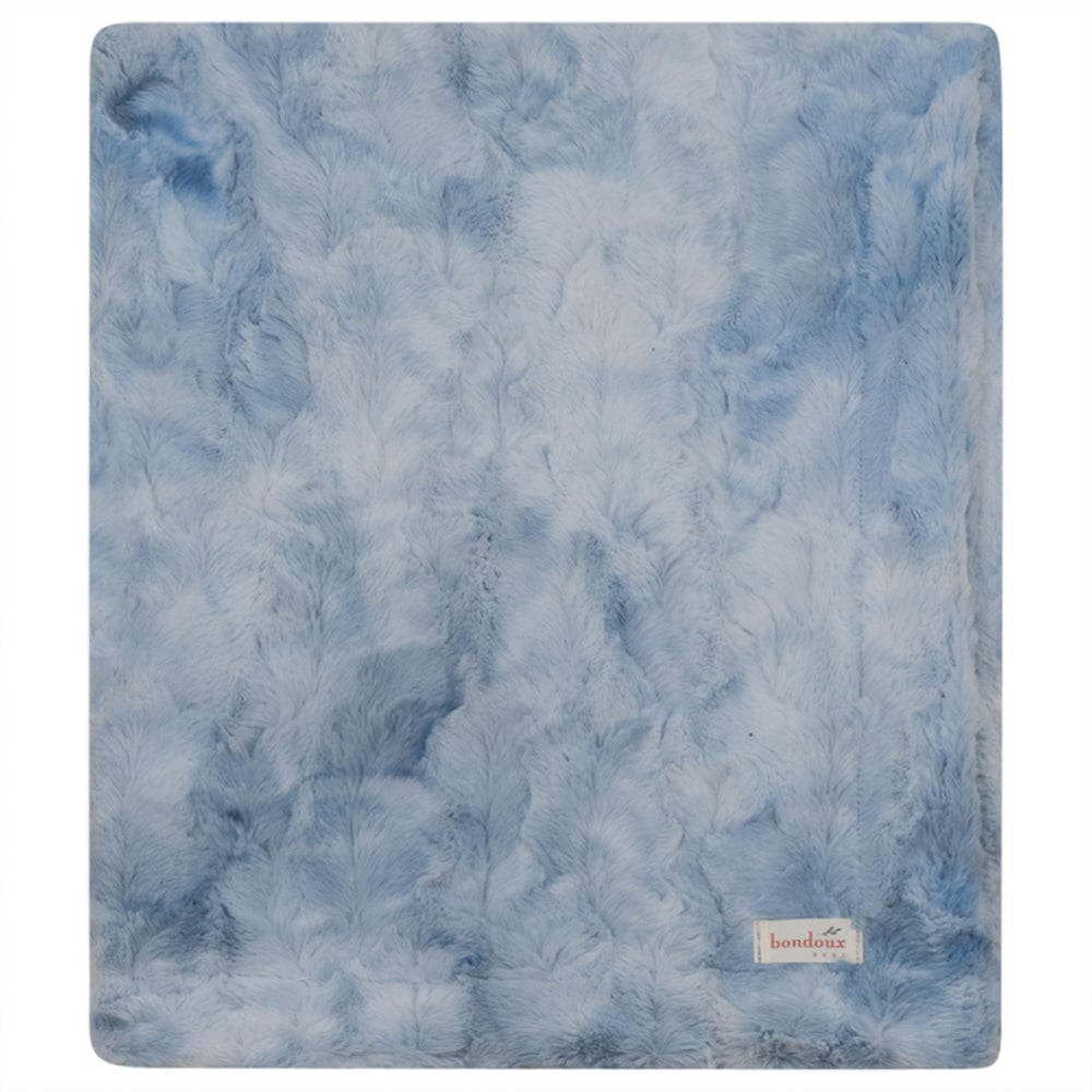 Bondoux Bebe Soft Fuzzy Baby Blanket - Cozy & Warm for Newborns, Infants & Toddlers - Perfect for Nursery, Stroller & Cuddle Time