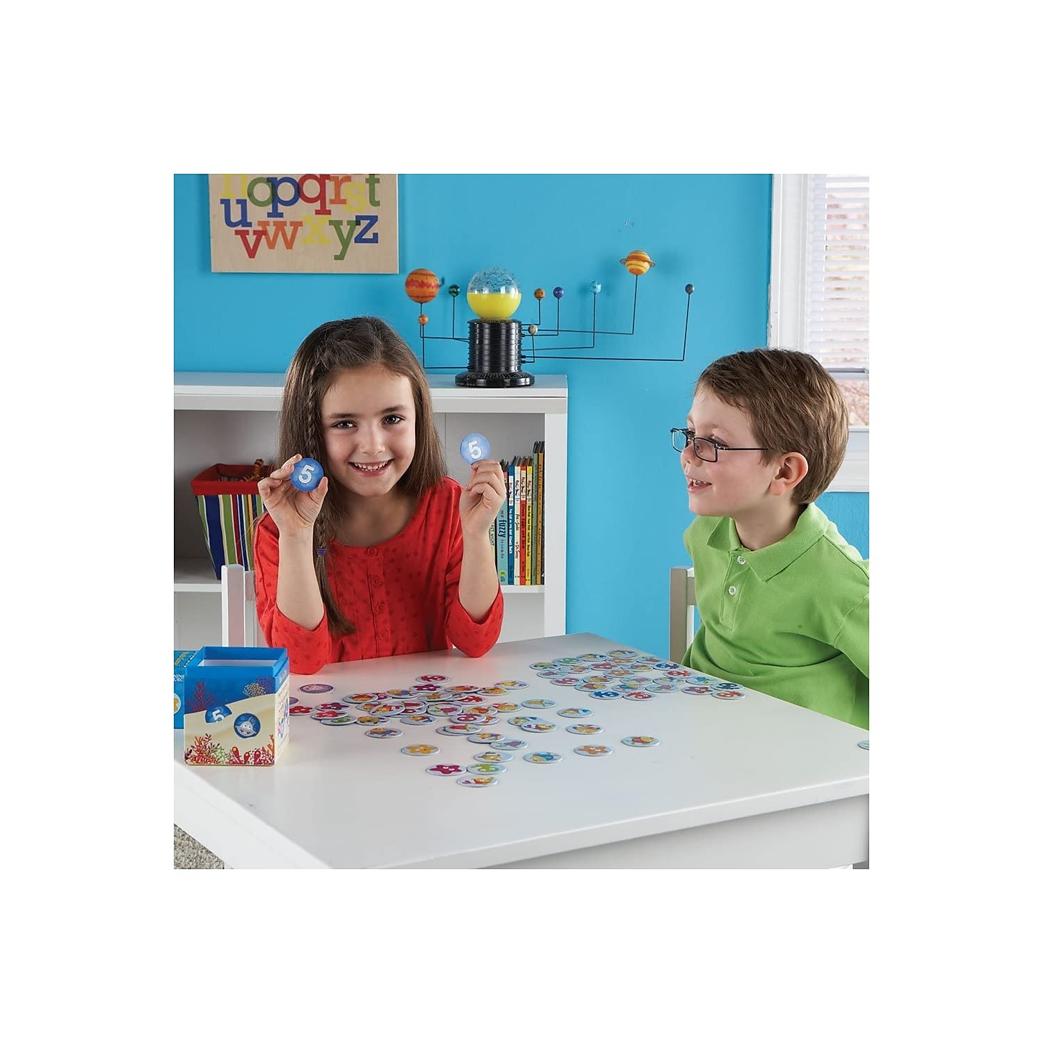 Learning Resources I Sea 10! Math Game - Addition & Subtraction Educational Card Game for Kids Ages 6+ | 100 Number Cards for Homeschool & Classroom Learning | Fun Math Practice for Elementary Students