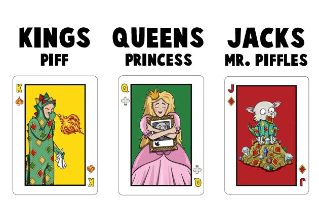 PIFF The Magic Dragon Playing Cards - Premium Collectible Deck for Card Games, Magic Tricks & Gifts | Perfect for Poker, Blackjack & Family Game Nights
