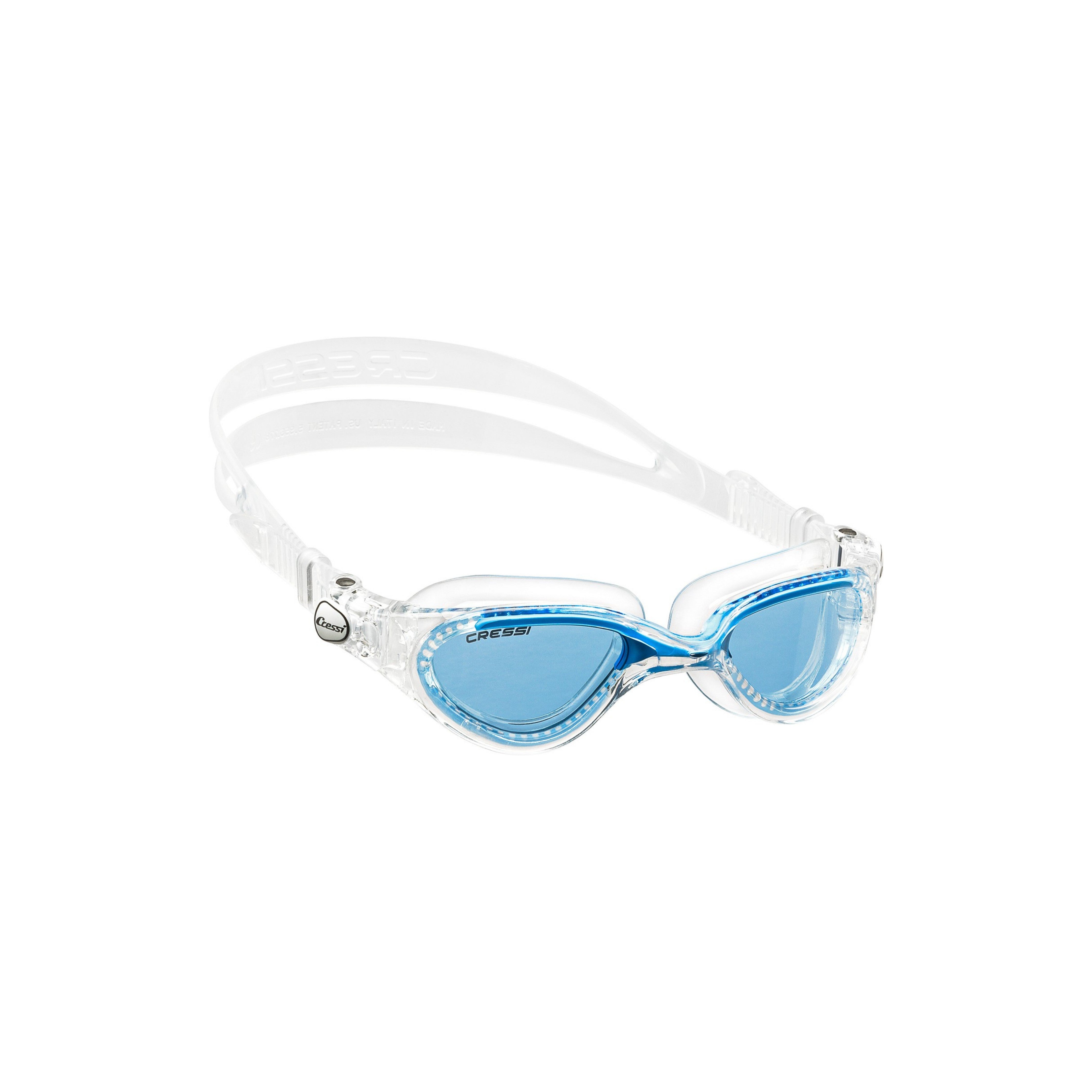 Cressi FLASH Professional Swim Goggles for Adults - Anti-Fog UV Protection Swimming Goggles - Perfect for Lap Swimming, Triathlon Training & Open Water Swimming