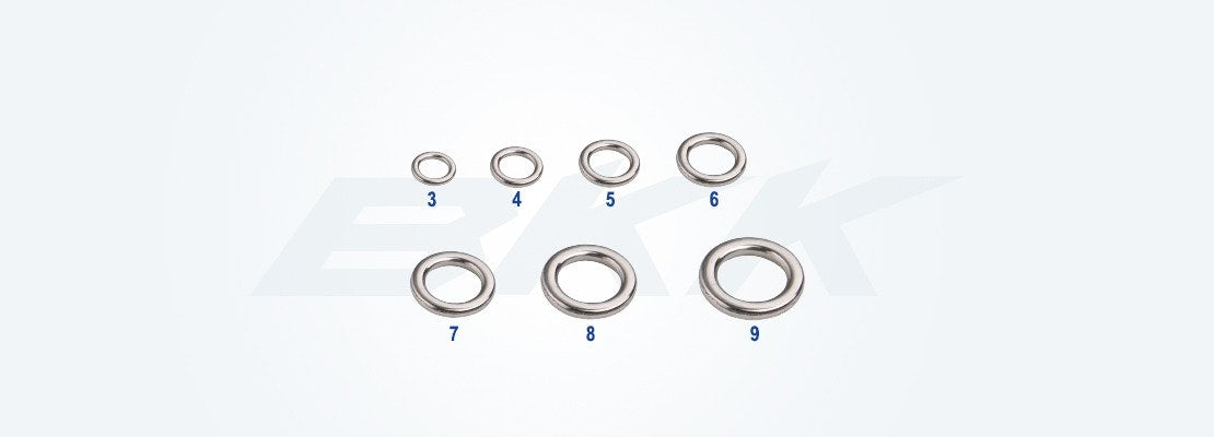 BKK Solid Ring 51 - High-Quality Stainless Steel Fishing Hook for Saltwater & Freshwater - Perfect for Bass, Trout, and Saltwater Game Fishing