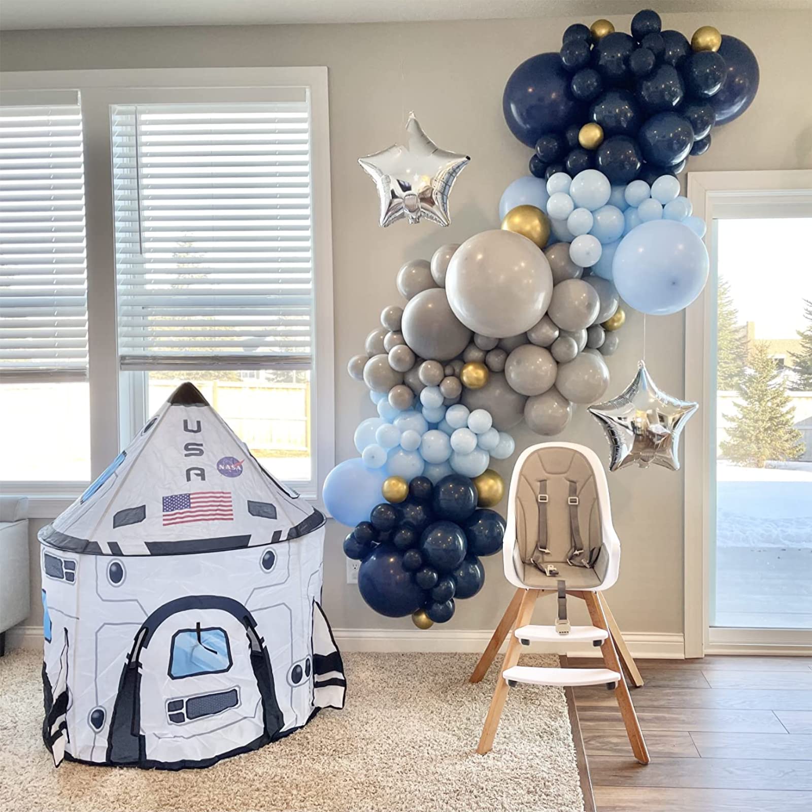 Navy Blue Balloon Arch Kit - 5