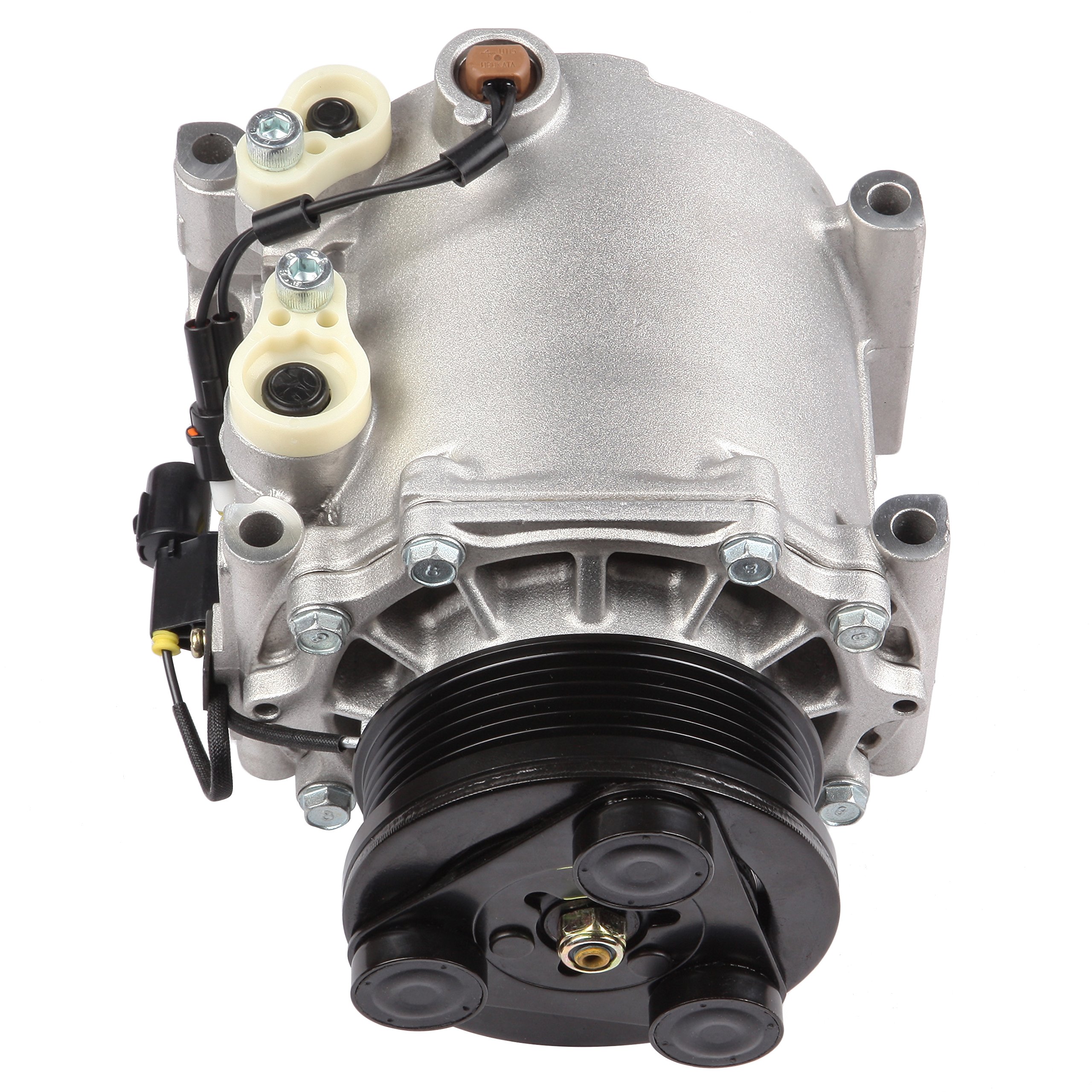 Mitsubishi AC Compressor with Clutch - Compatible with Endeavor 3.8L (2004-2011), Eclipse 3.8L (2006-2012) & Galant 3.8L (2005-2009) - Replacement Auto Part for Cooling System Repair | Perfect for Summer Driving & Long Road Trips