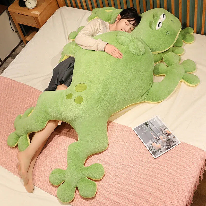 **60/80/100CM Giant Frog Plush Toy - Soft Stuffed Animal Pillow, Funny Frog Mat for Kids & Adults - Cute Home Decor, Gift for Birthday & Nursery (Perfect for Bedroom, Living Room, Playroom Decor)**