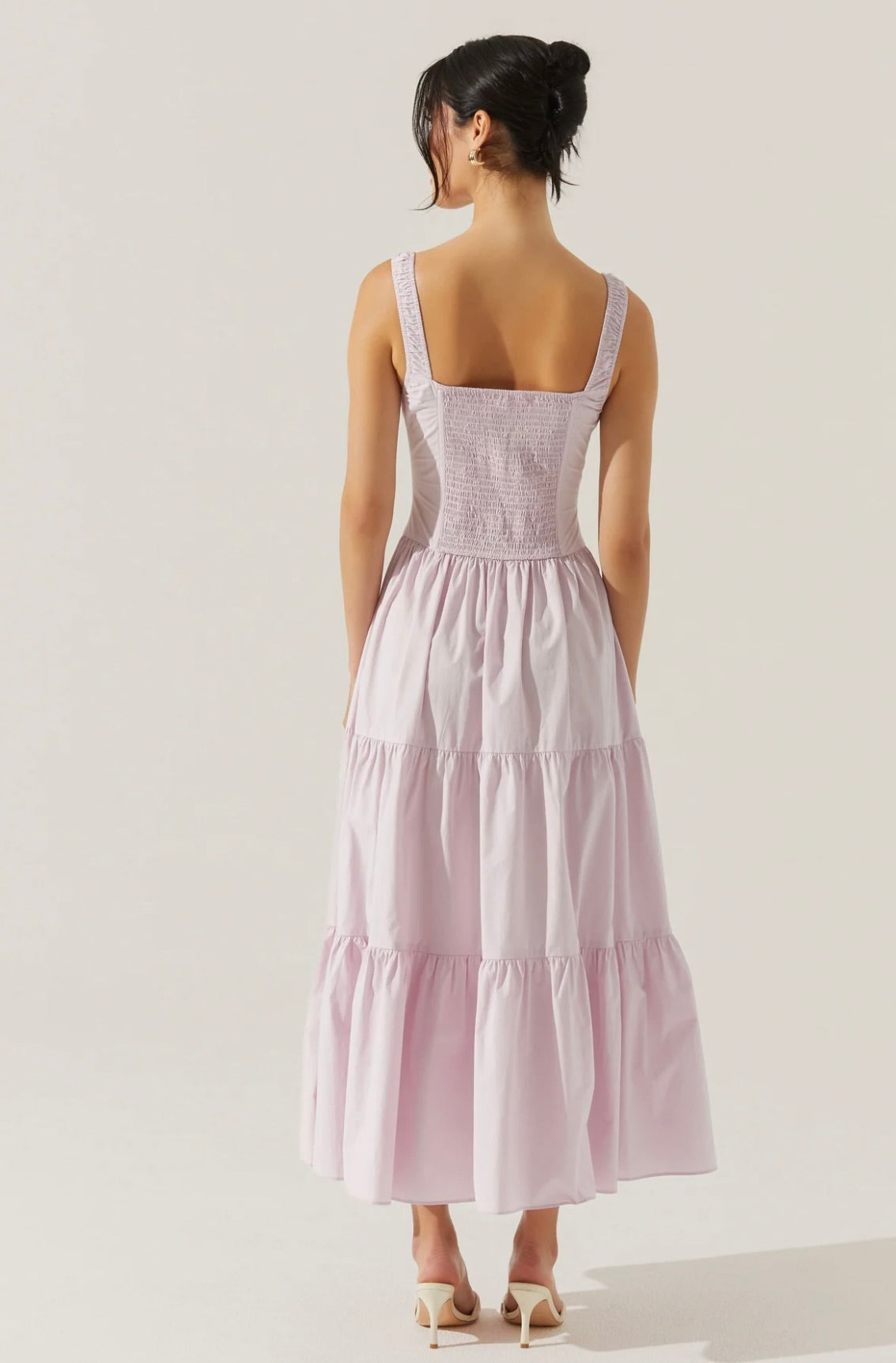 Temperance Tiered Milkmaid Maxi Dress - Flowy Boho Summer Dress for Women | Perfect for Beach, Vacation & Outdoor Events