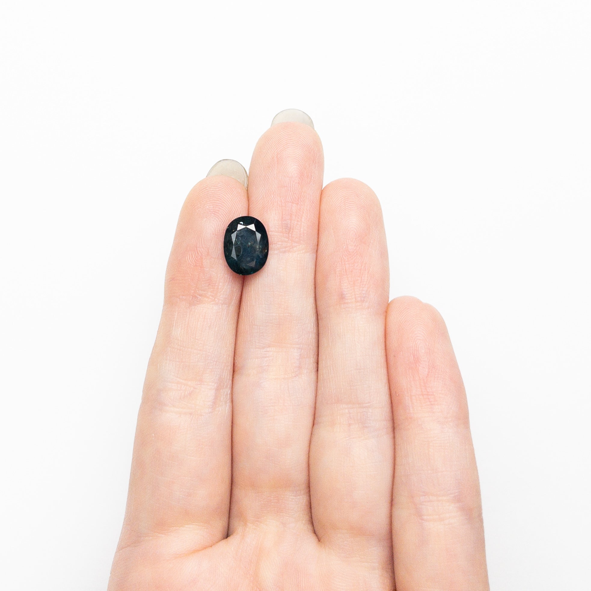 4.14ct Oval Brilliant Blue Sapphire Gemstone - 10.23x7.89x5.98mm Natural Loose Sapphire for Jewelry Making, Engagement Rings & Necklaces