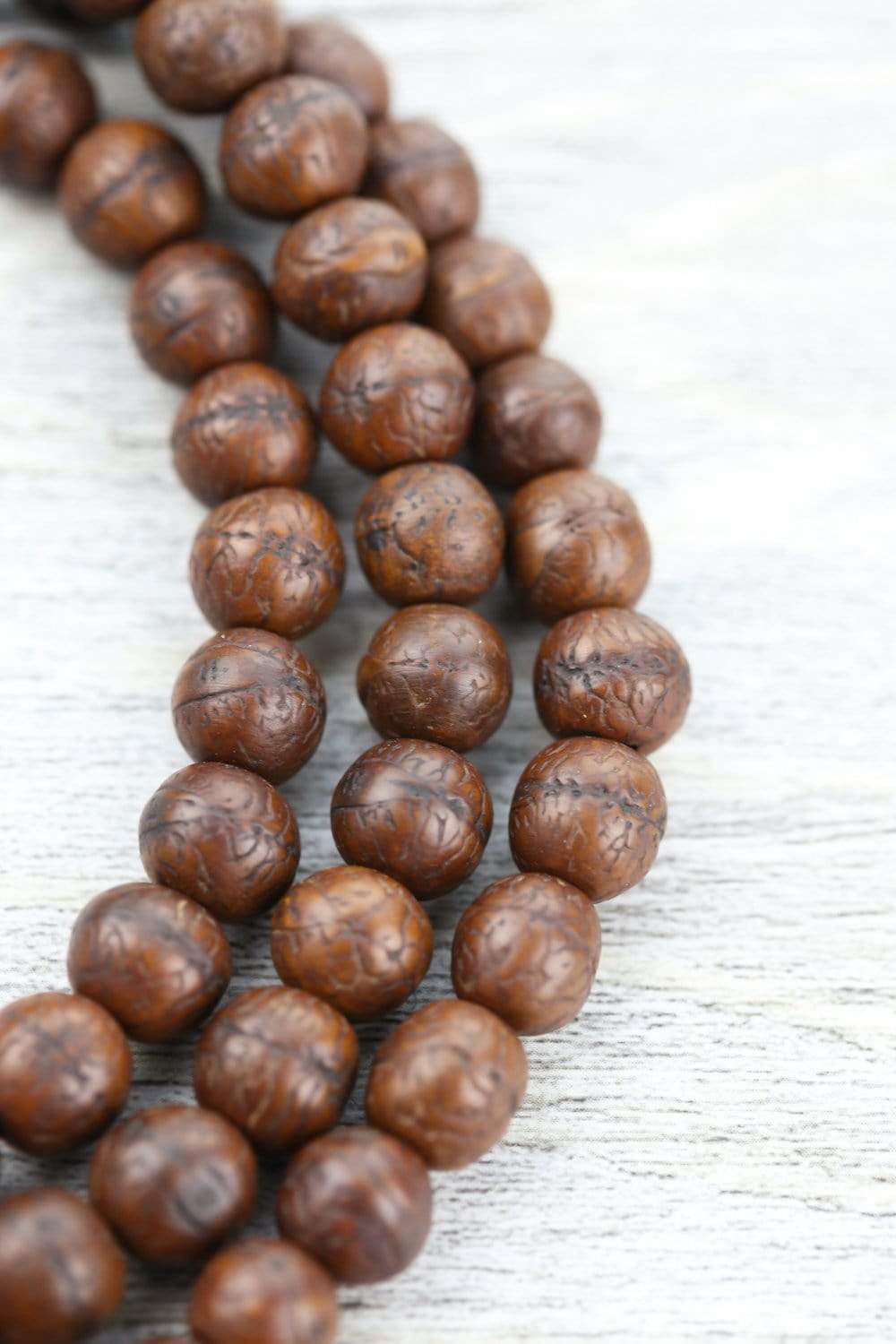 Authentic Antique Bodhi Mala Prayer Beads from Boudhanath - 108 Buddhist Meditation Beads for Yoga, Mindfulness & Spiritual Practice