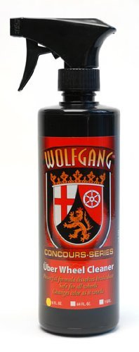 WOLFGANG CONCOURS SERIES Uber Wheel Cleaner – Color-Changing Formula for All Wheel Types | Safe & Effective Automotive Cleaner | Easy Spray Application (WG-4900, 16 oz) | Perfect for Car Detailing, Motorcycle Wheels & RV Maintenance