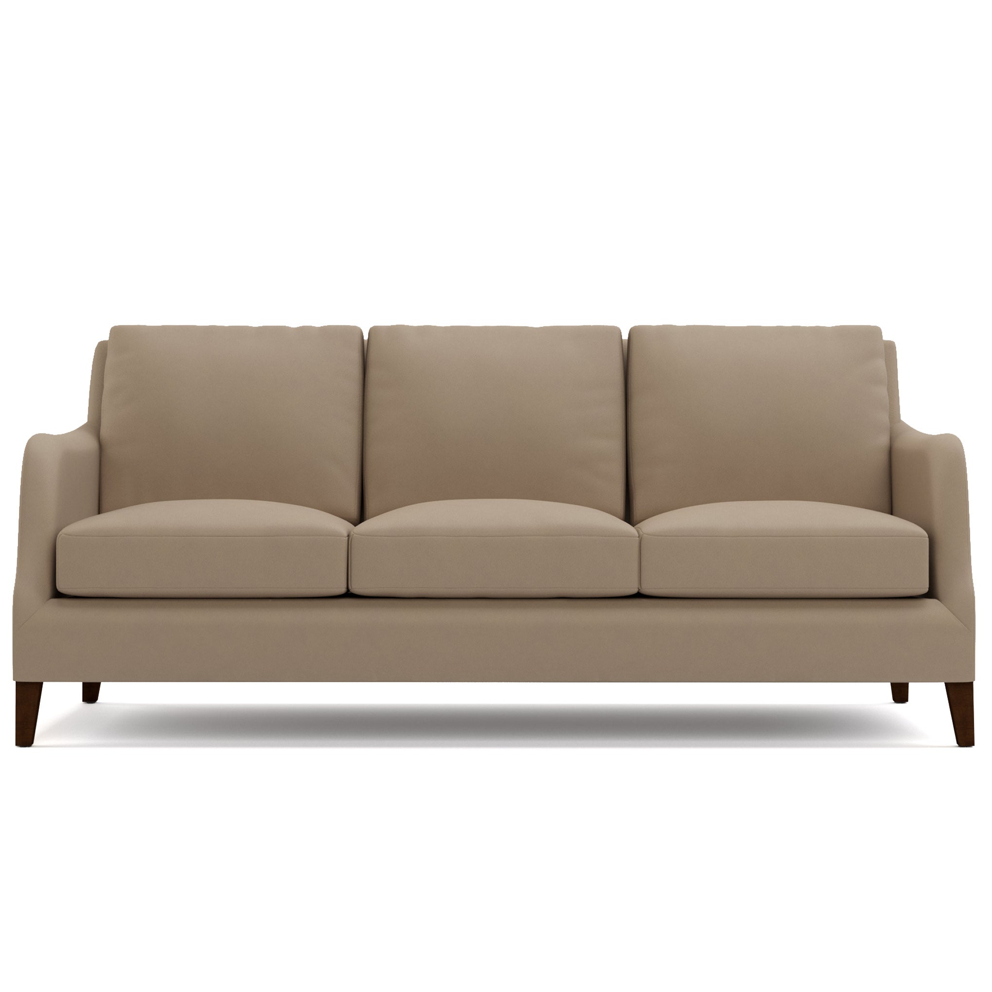Harper Sofa - Modern 3-Seater Fabric Couch with Sturdy Wooden Legs for Living Room, Lounge & Office - Comfortable and Stylish Home Furniture