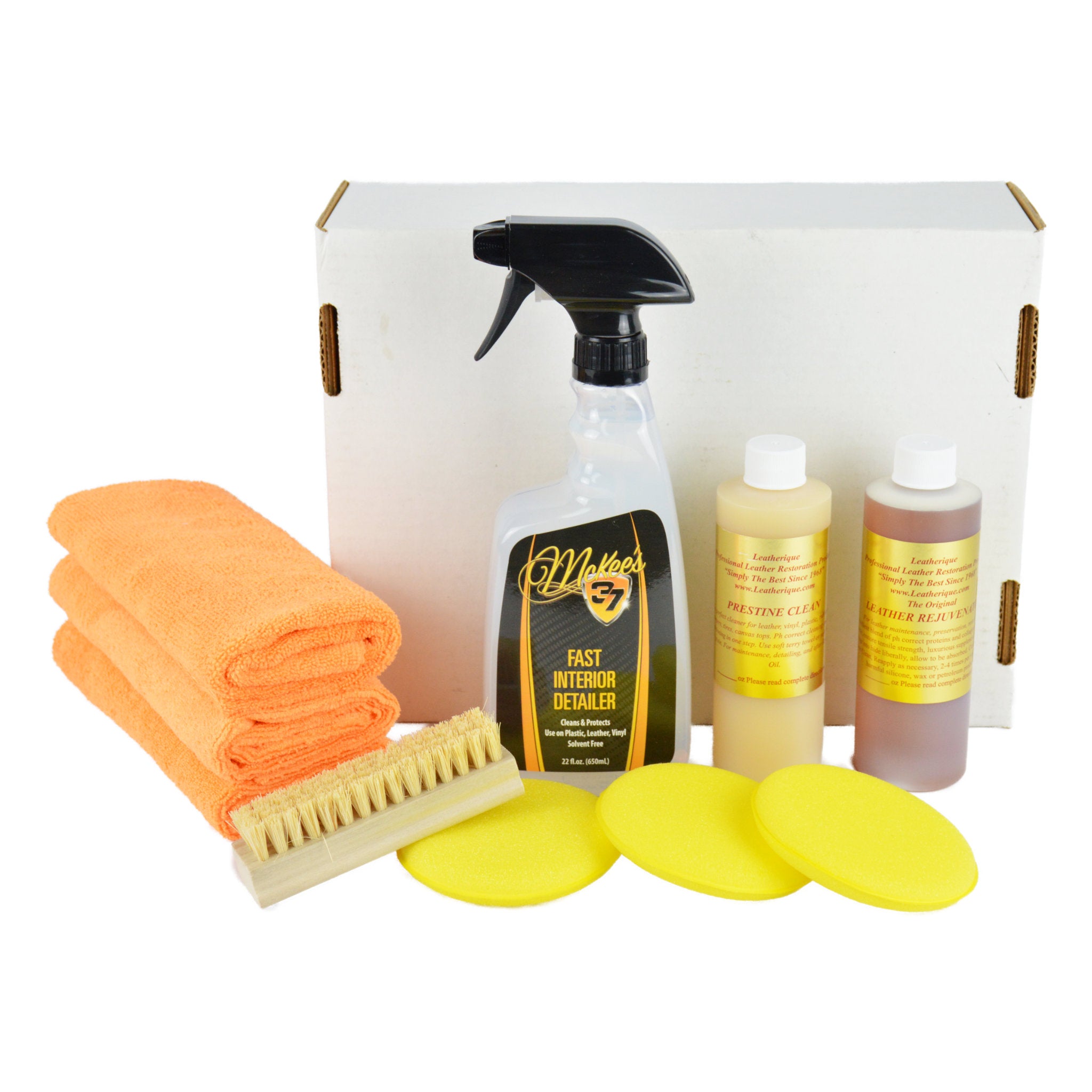 Leatherique Leather Care Kit - Premium Leather Conditioner & Cleaner Set (3 Sizes: 8oz, 16oz, 32oz) for Car Seats, Furniture, Handbags & Jackets - Restore & Protect Genuine Leather