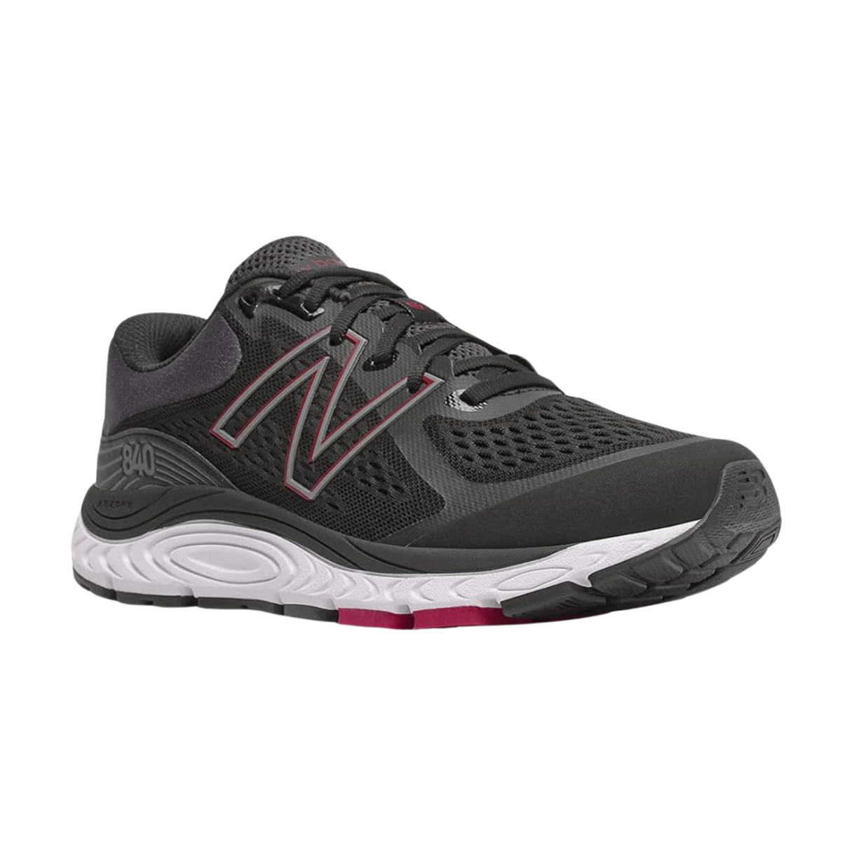 New Balance Men's 840v5 Running Shoes - Wide 2E Width in Black/Horizon | Lightweight Cushioned Sneakers for Jogging, Gym Workouts & Everyday Wear