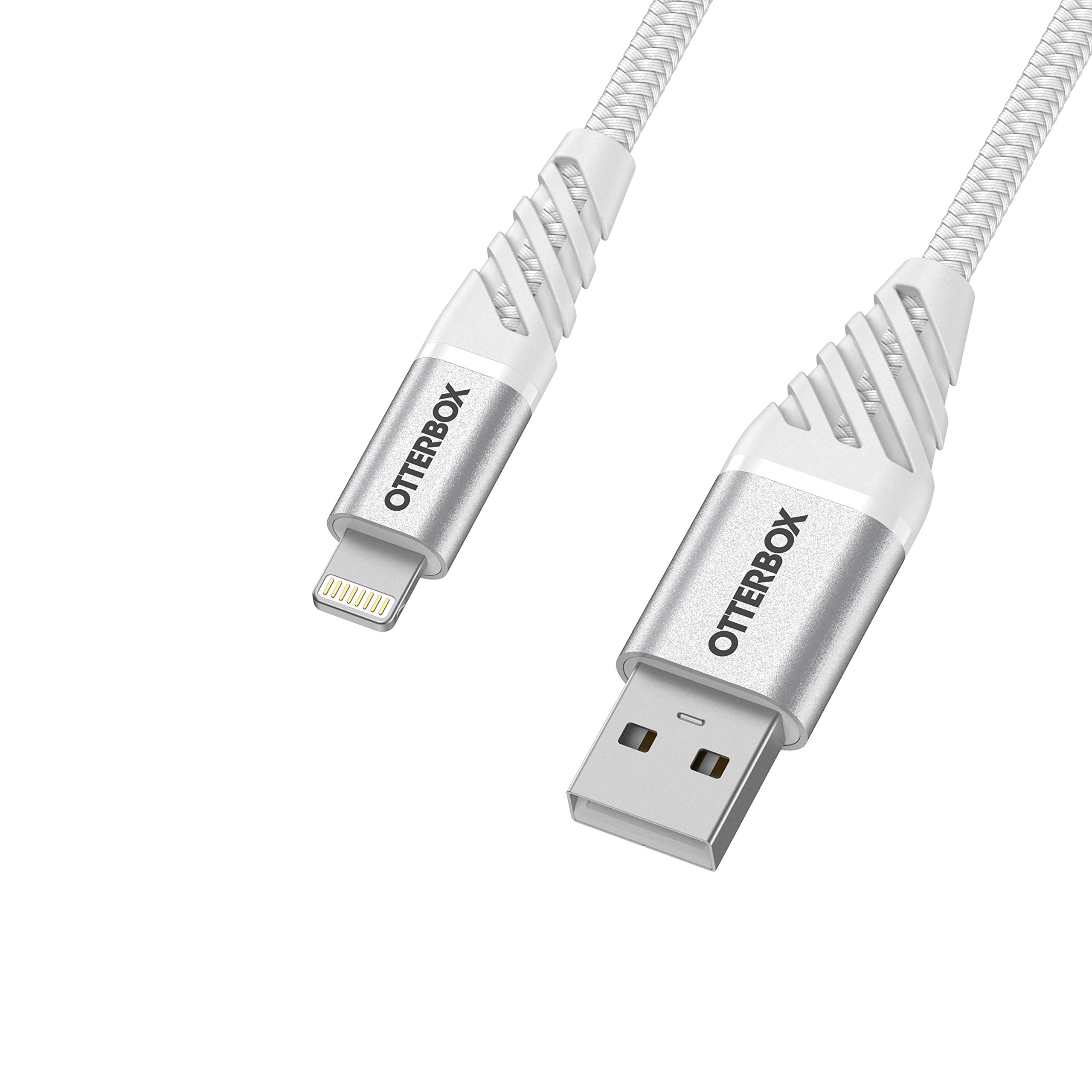 Premium Lightning to USB-A Cable - Fast Charging & Data Sync for iPhone, iPad - Durable & Tangle-Free Design for Home, Office & Travel