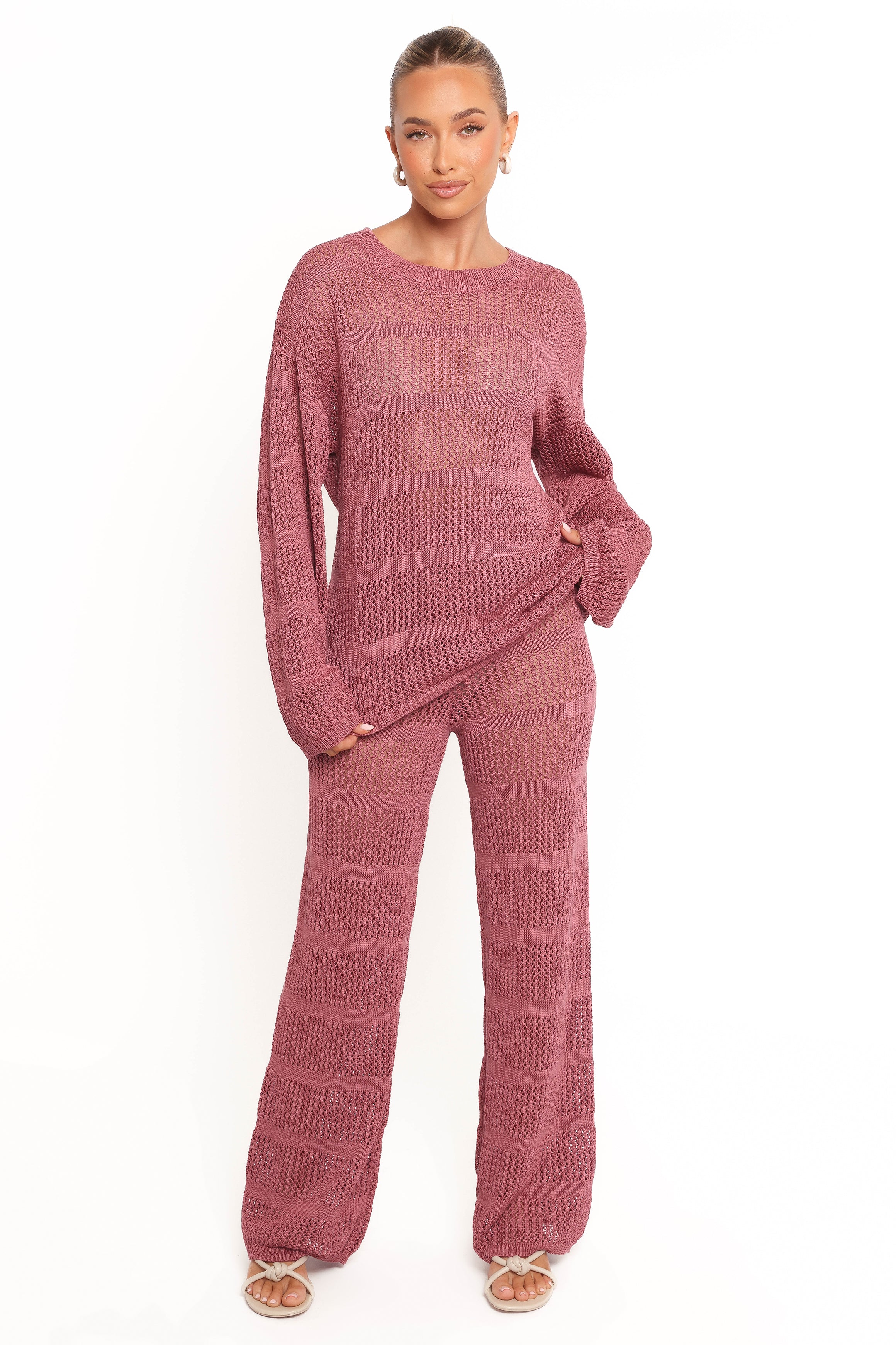 Crawford Pant in Rose - Comfortable and Stylish Women's Trousers for Work, Office, and Casual Wear