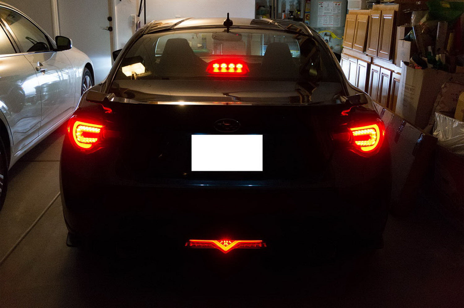 Clear LED Rear Bumper Reverse Brake Fog Light Lamp for Scion FRS 86 Subaru BRZ - High Visibility Safety Lights for Night Driving & Parking