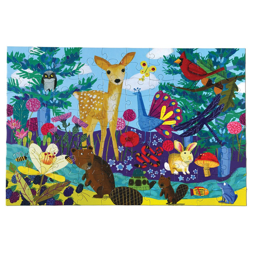 eeBoo Life On Earth 100-Piece Educational Puzzle for Kids | Fun Learning Activity for Children Ages 4-8 | Perfect for Family Game Night & Classroom Activities