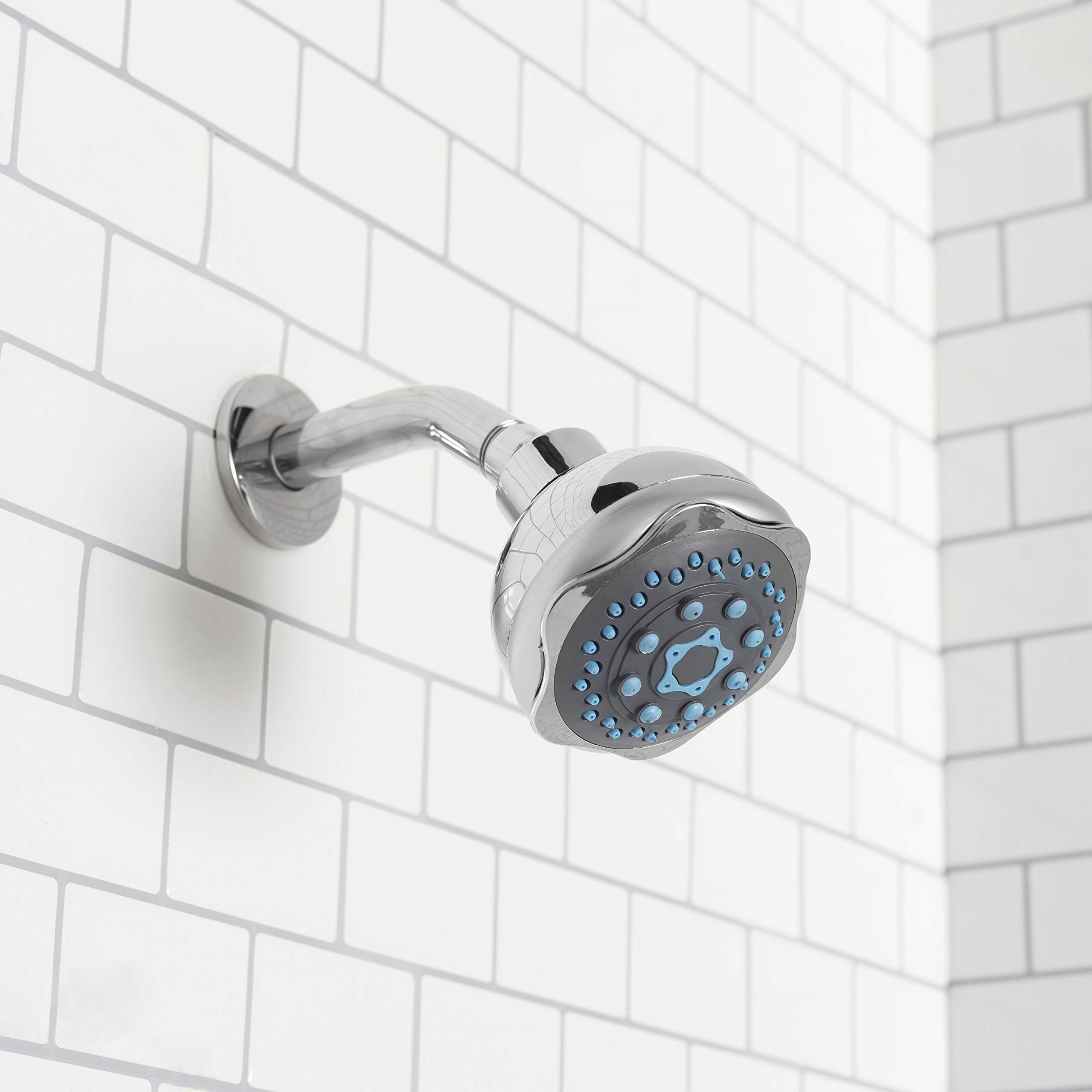 High Pressure Shower Head with 5 Spray Modes - Chrome Finish for Luxurious Bath Experience | Perfect for Home, Spa & Hotel Use