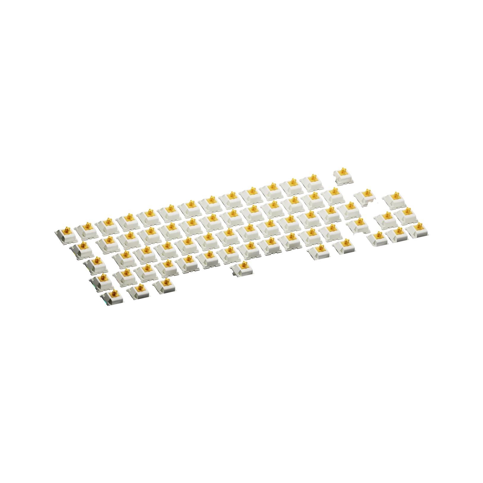 Glorious Panda Mechanical Keyboard Switches - MX Style 65g Tactile ISO Compatible for Gaming, Typing & Office Use