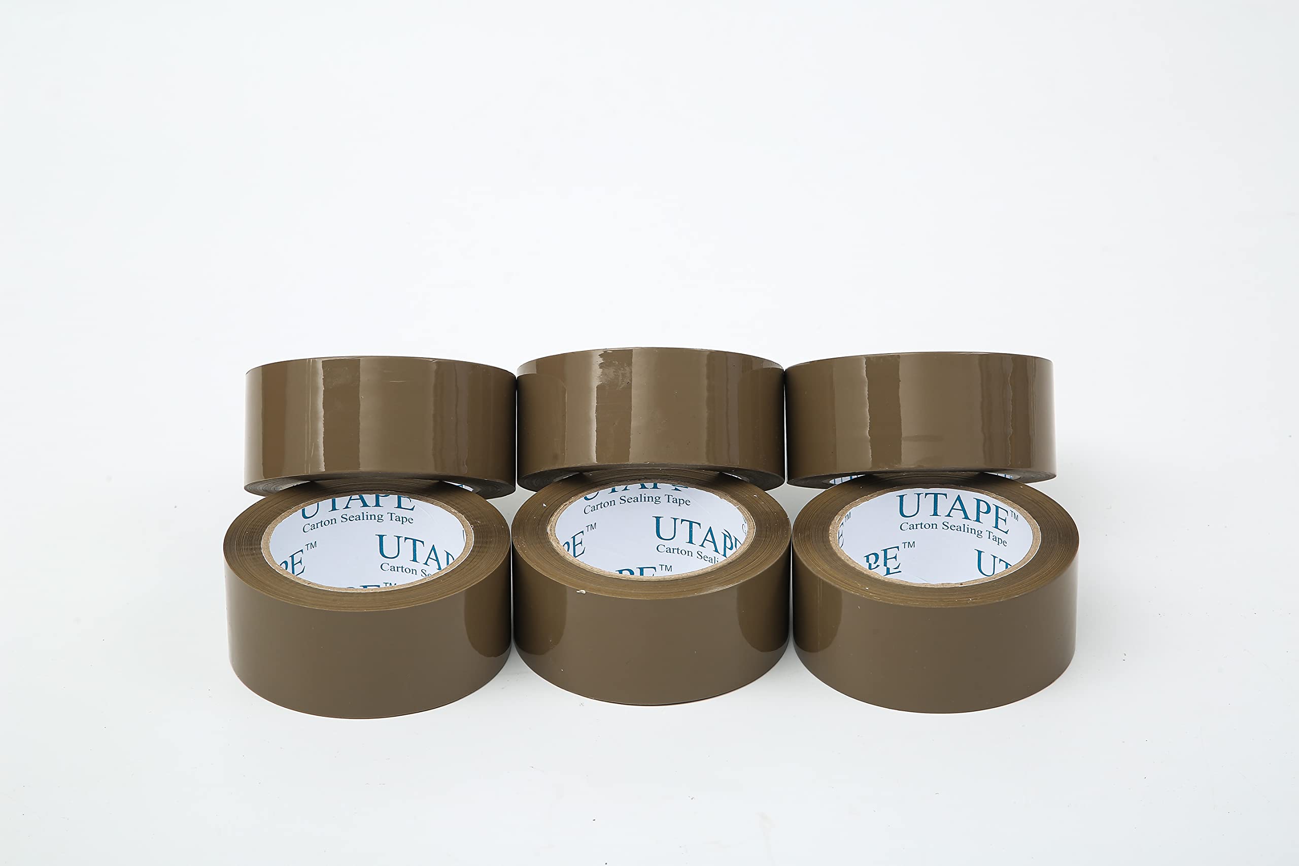 6 Rolls Heavy Duty Brown Packing Tape for Shipping - 2