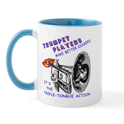 White/Blue Inside - Trumpet Kissers Mug