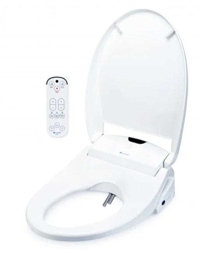 Brondell Swash 1200 Luxury Bidet Toilet Seat with Warm Water Wash, Heated Seat & Nozzle - Perfect for Modern Bathrooms & Spa-Like Comfort at Home