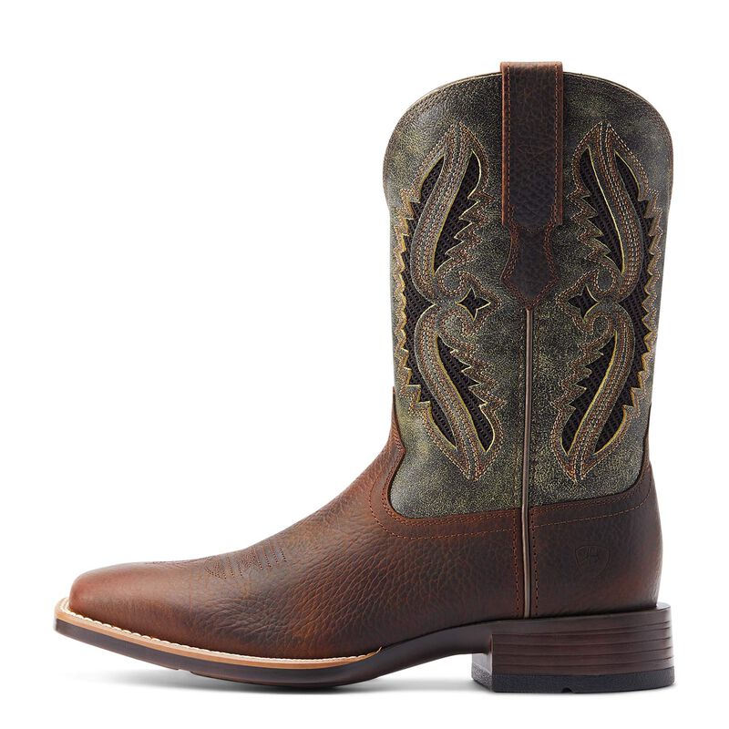 Ariat Men's VentTEK 360° Western Boots - Rowdy Rust - Comfortable & Durable Cowboy Boots for Riding, Work & Outdoor Activities