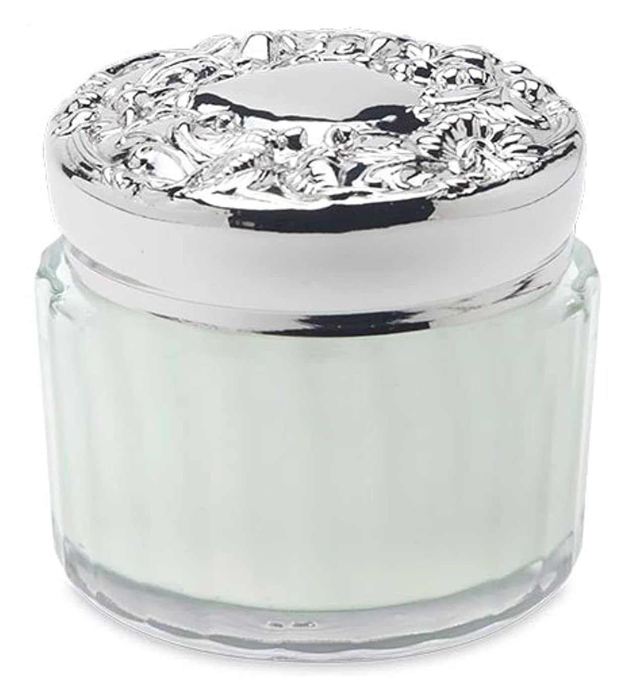 Lady Primrose Celadon Body Cream Jar with Engraveable Lid - Luxurious Moisturizing Hand & Body Lotion for Dry Skin - Perfect Gift for Weddings, Birthdays & Spa Days