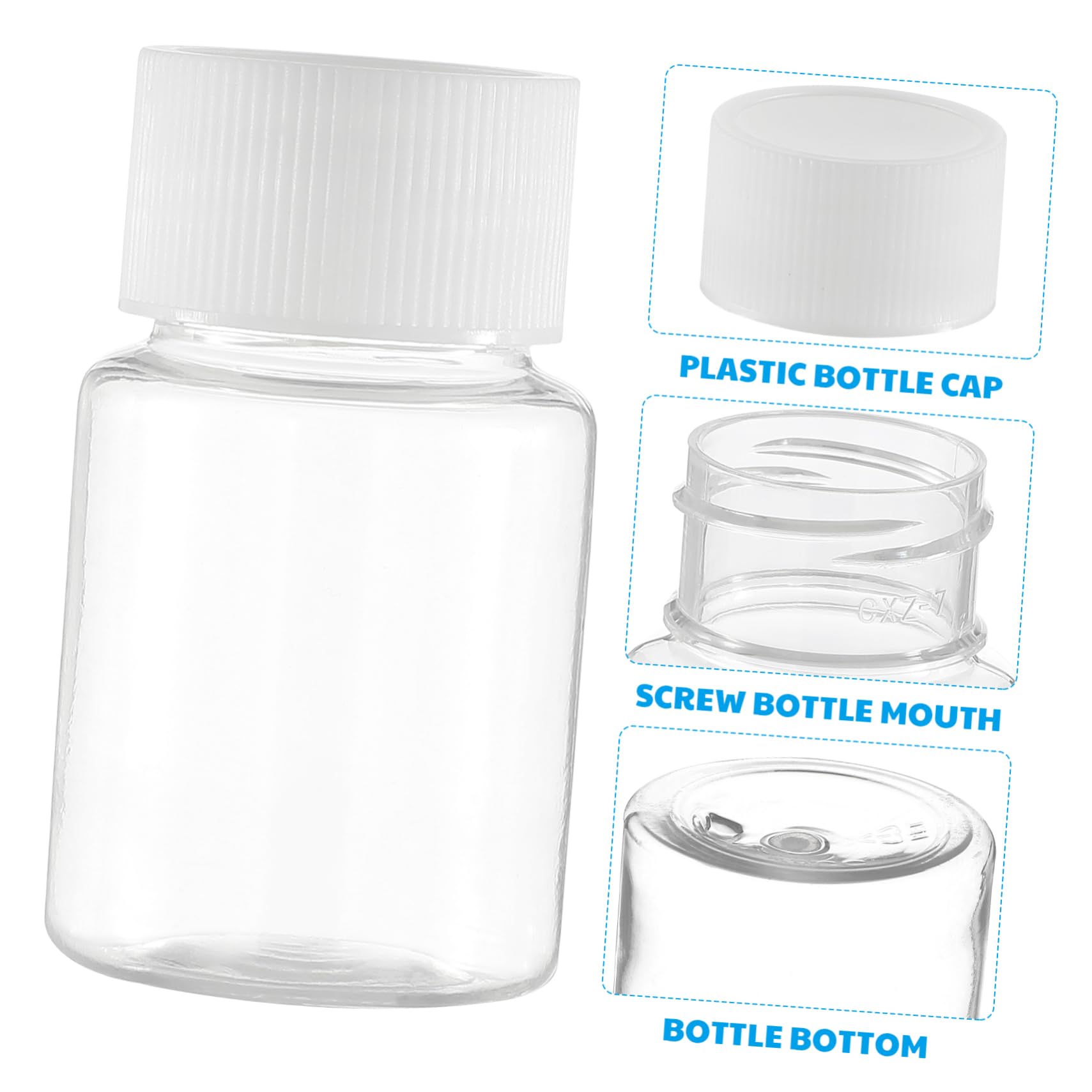 10-Piece Travel Toiletries Bottle Set - Leak-Proof Shampoo & Liquid Containers for Airplane Carry-On, TSA Approved Pet Bottles | Perfect for Vacation, Gym, Camping & Business Trips