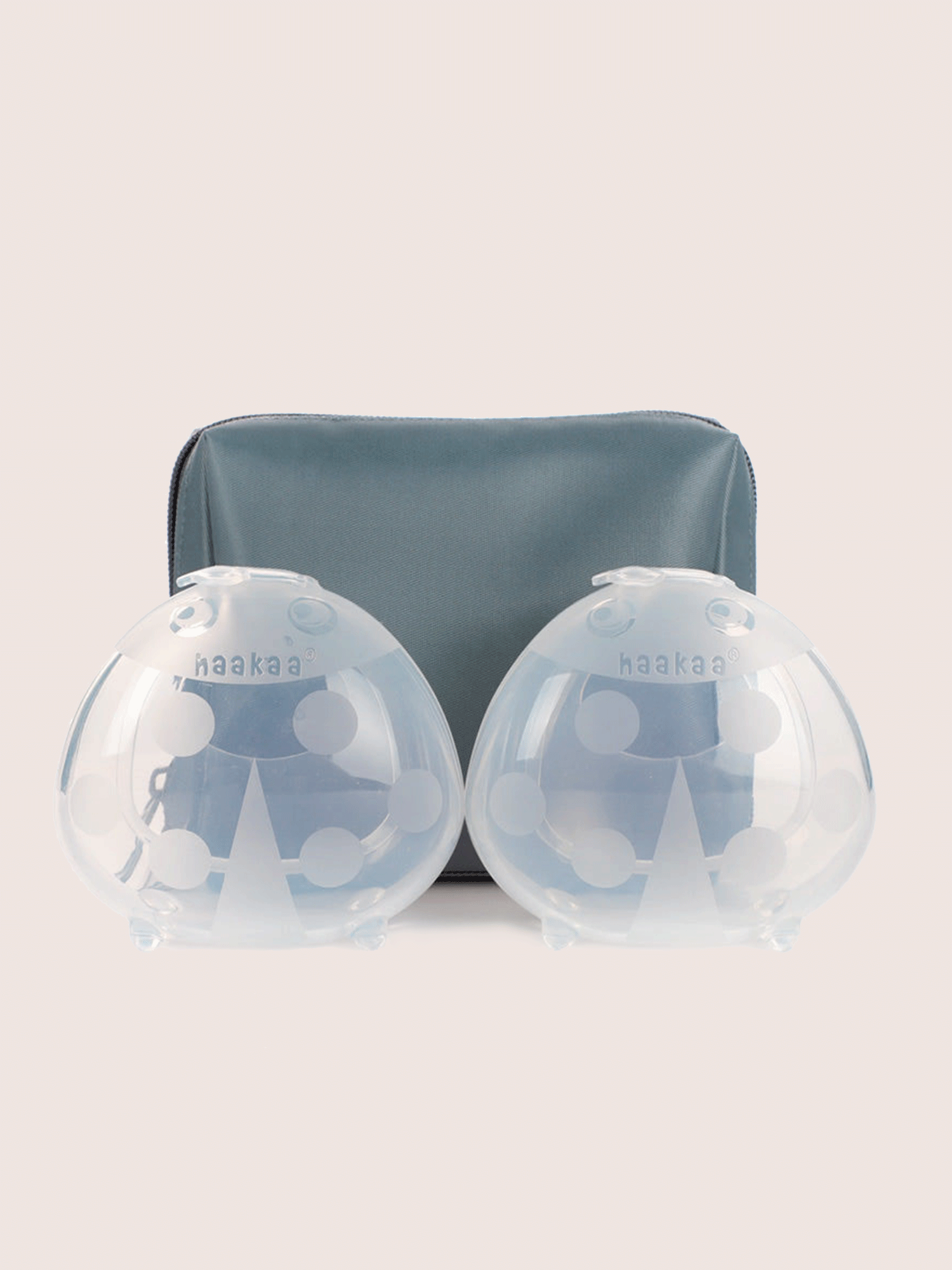 Haakaa Ladybug Silicone Breast Milk Collector - 2.5 oz/75 ml - Hands-Free Milk Saver for Nursing Moms - Perfect for Leak Prevention & Building Milk Stash at Work or On-the-Go